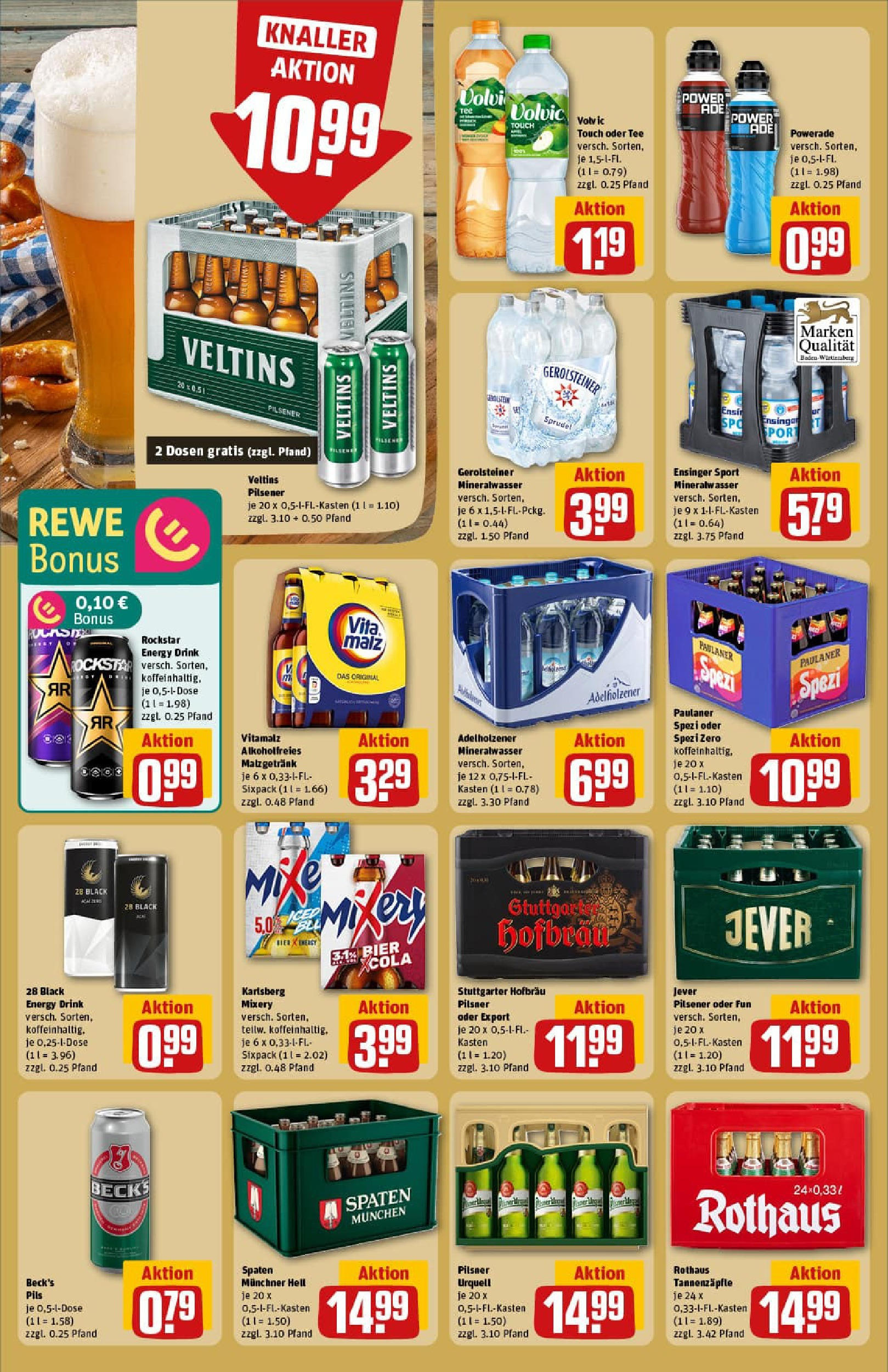 REWE Prospekt ab 17.08.2025 zum Blättern » Angebote | Seite: 18 | Produkte: Energy, Bier, Jever, Volvic REWE Prospekt ab 17.08.2025 zum Blättern » Angebote | Seite: 18 | Produkte: Energy, Bier, Jever, Volvic