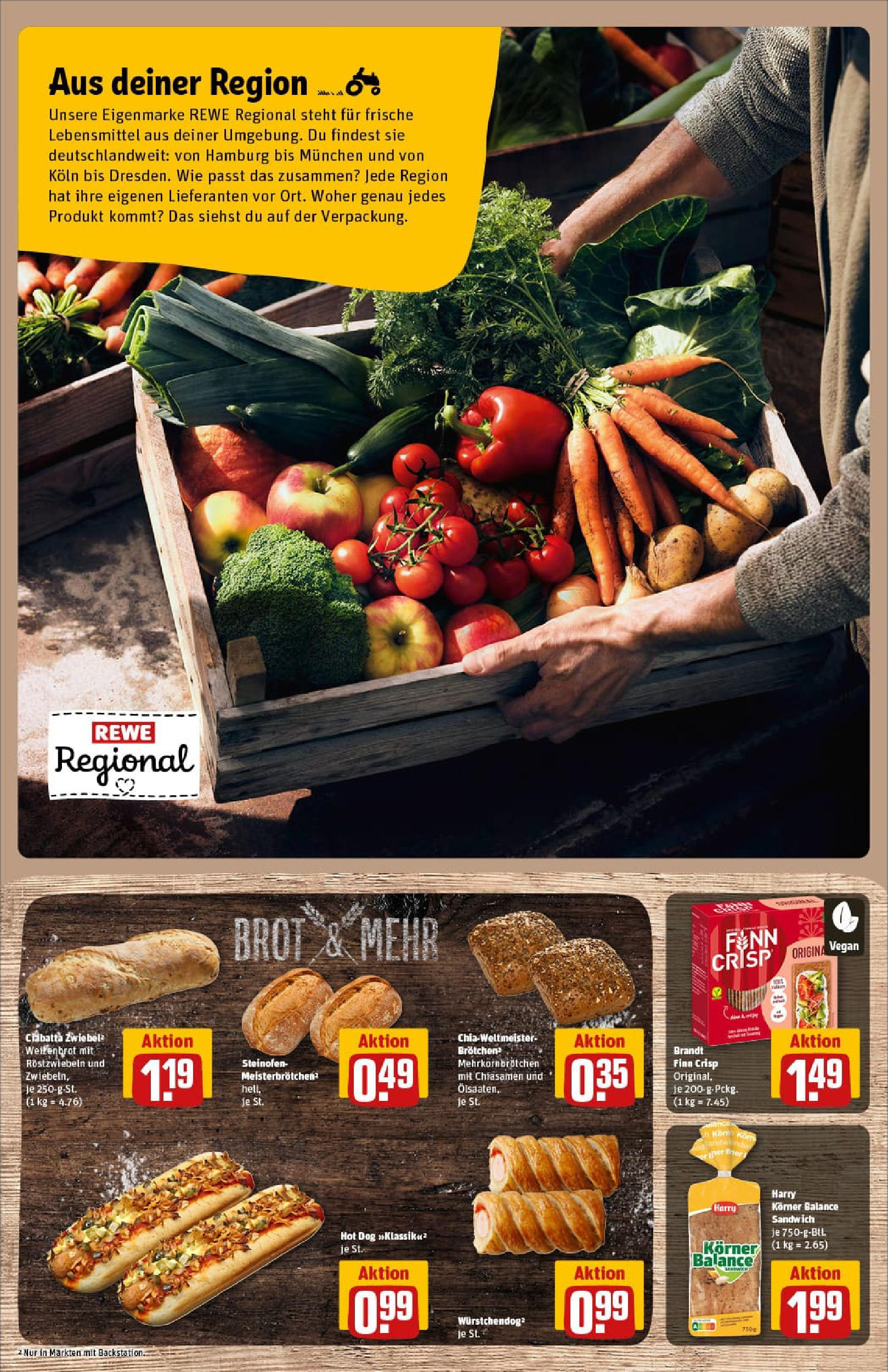 REWE Prospekt ab 17.08.2025 zum Blättern » Angebote | Seite: 11 | Produkte: Brot