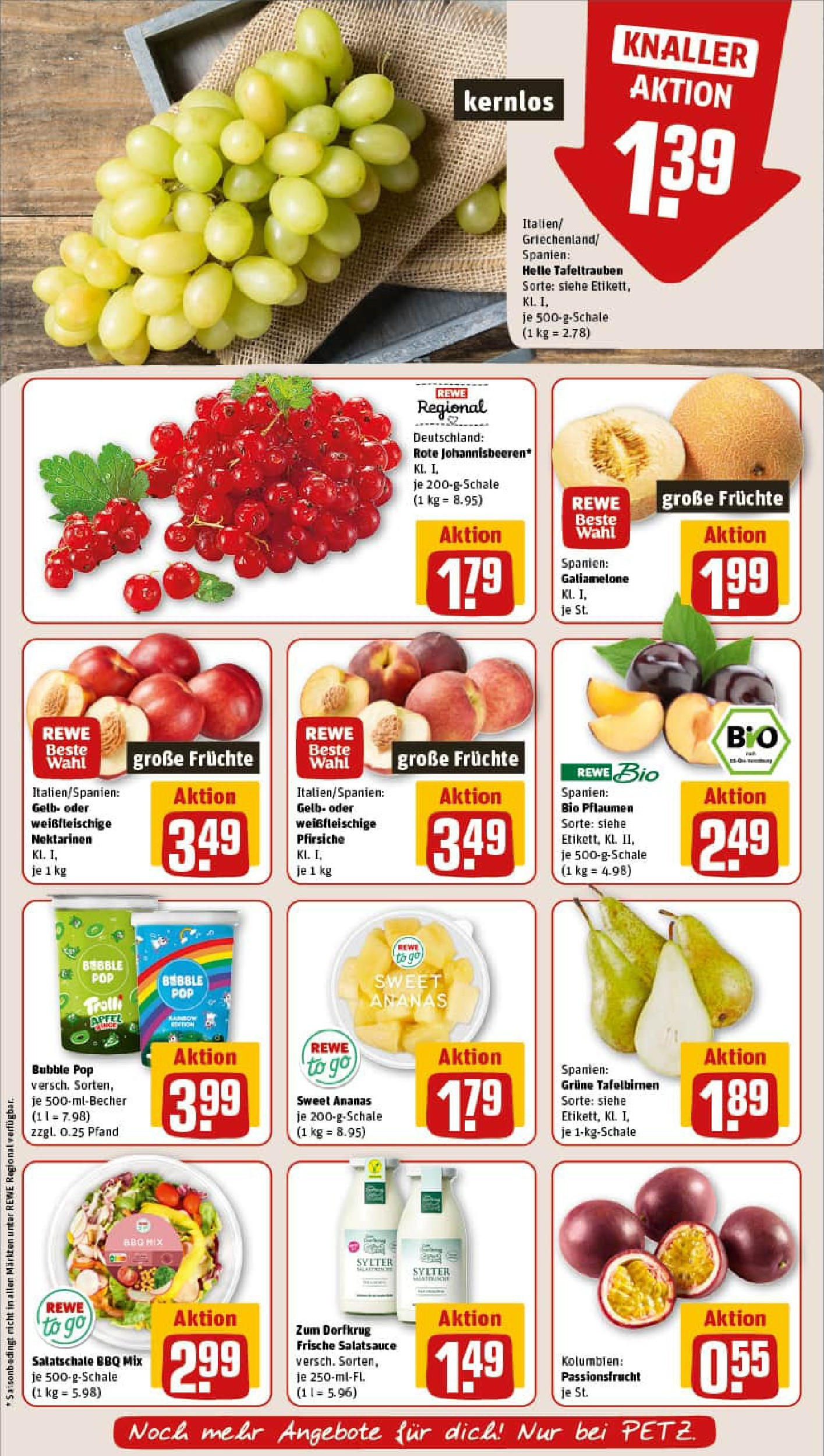 REWE Prospekt ab 17.08.2025 zum Blättern » Angebote | Seite: 6 REWE Prospekt ab 17.08.2025 zum Blättern » Angebote | Seite: 6