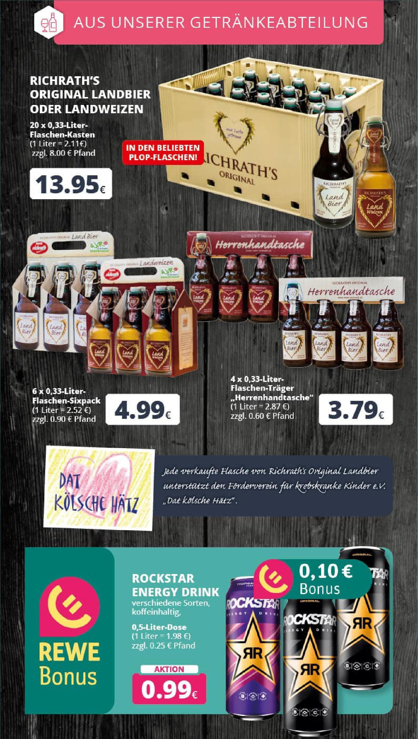 REWE Prospekt ab 17.08.2025 zum Blättern » Angebote | Seite: 18 | Produkte: Rockstar energy, Energy, Bier, Rockstar REWE Prospekt ab 17.08.2025 zum Blättern » Angebote | Seite: 18 | Produkte: Rockstar energy, Energy, Bier, Rockstar