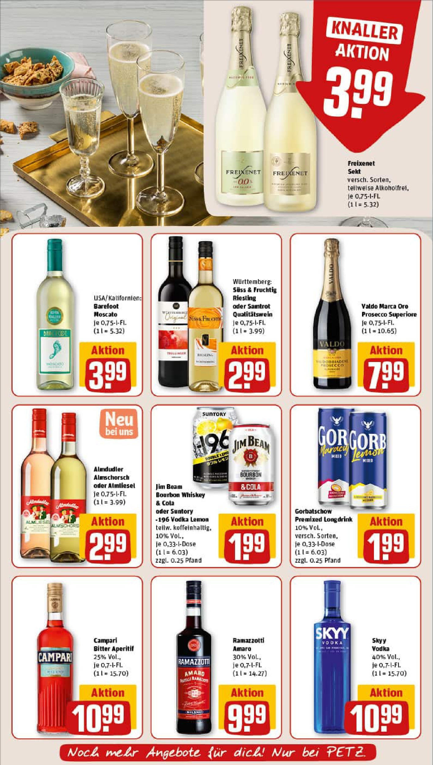 REWE Prospekt ab 17.08.2025 zum Blättern » Angebote | Seite: 17 | Produkte: Sekt, Prosecco, Vodka, Ramazzotti REWE Prospekt ab 17.08.2025 zum Blättern » Angebote | Seite: 17 | Produkte: Sekt, Prosecco, Vodka, Ramazzotti