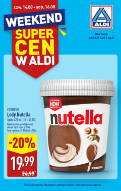 Pogląd oferty "Aldi Gazetka - Super ceny" - ważna od 14.08.2025