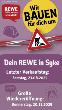 Rewe prospekt Syke	 gültig ab dem 17.08.2025