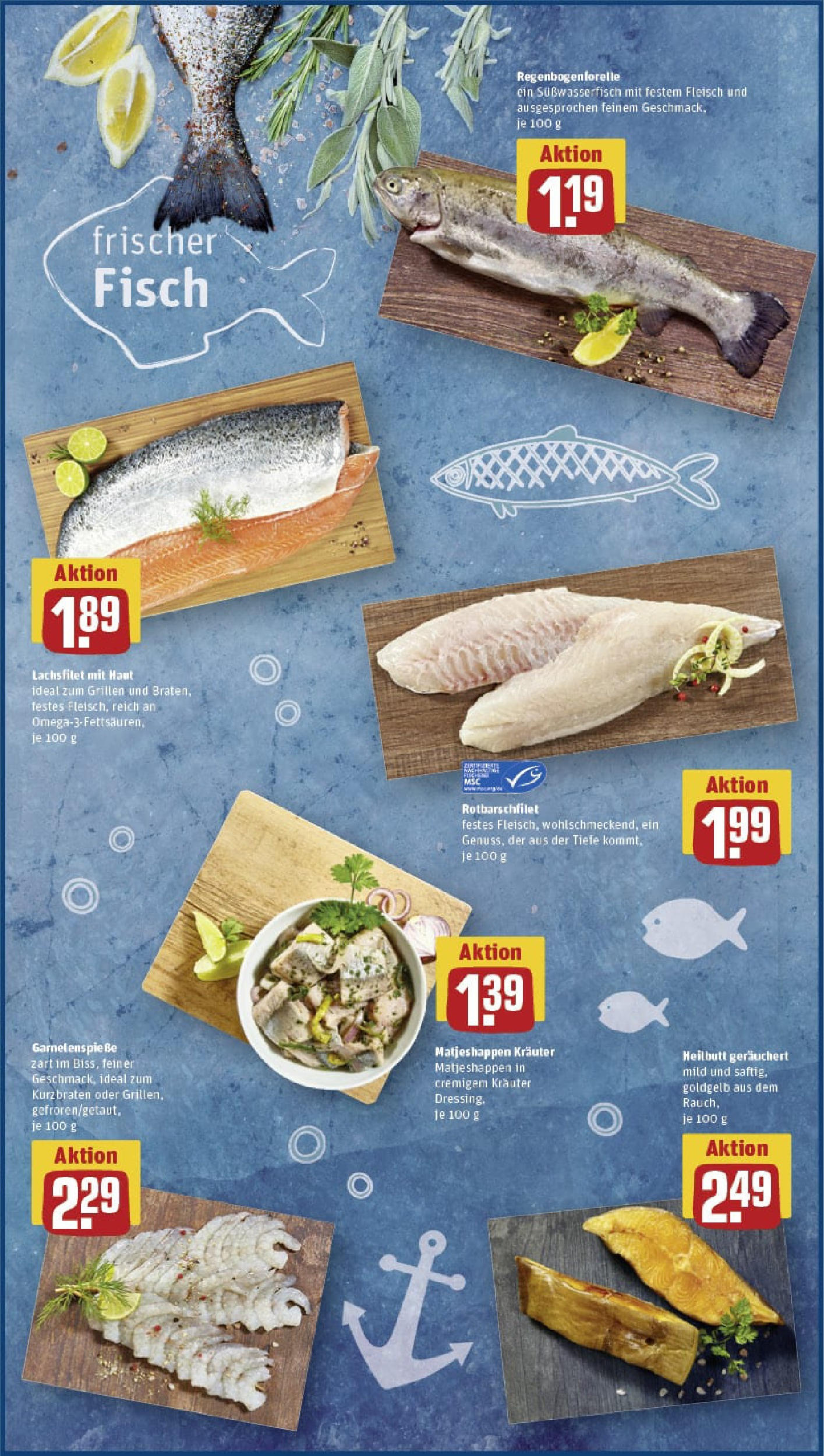 REWE Prospekt ab 17.08.2025 zum Blättern » Angebote | Seite: 30 | Produkte: Fisch, Fleisch