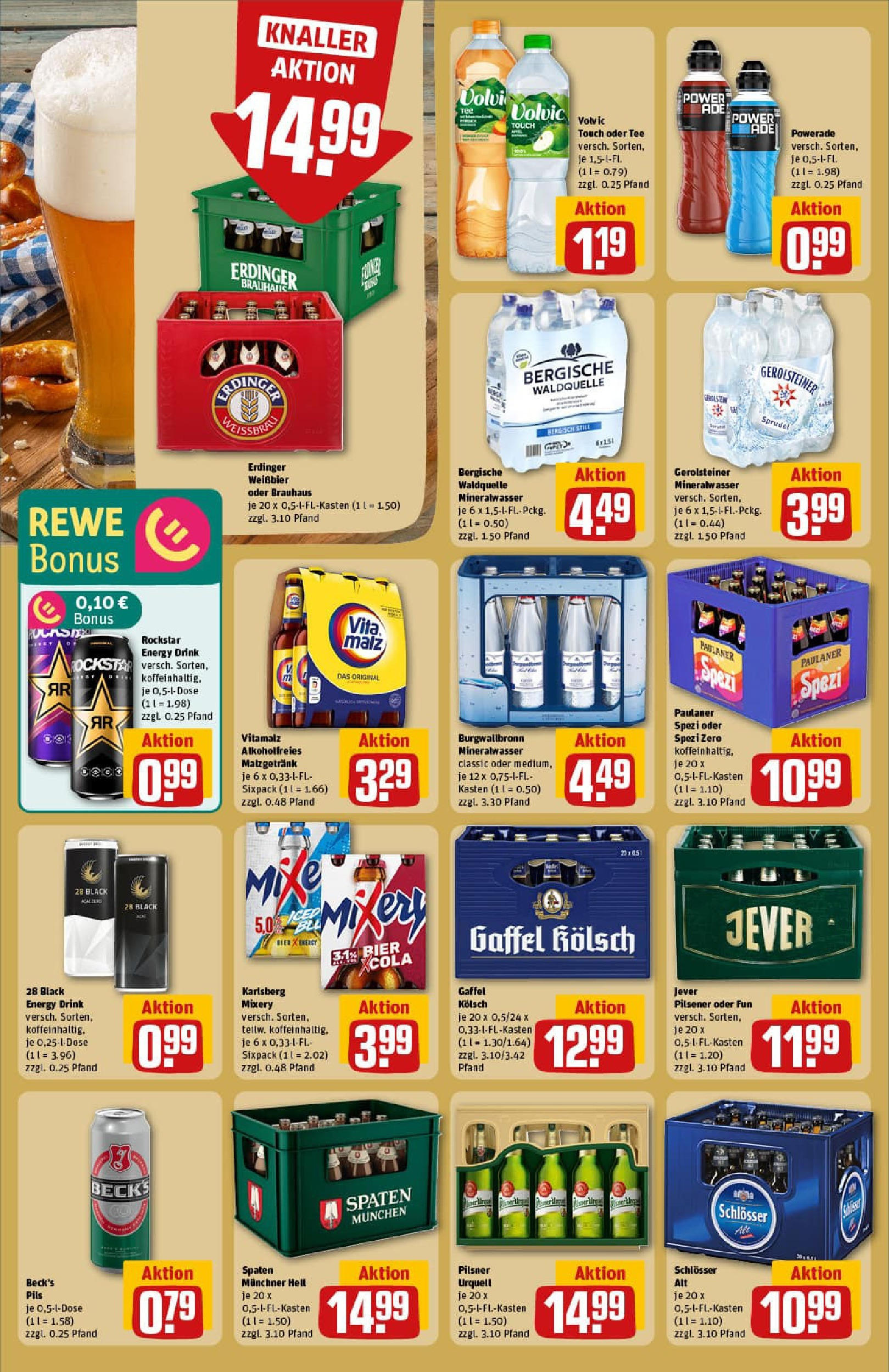 REWE Prospekt ab 17.08.2025 zum Blättern » Angebote | Seite: 22 | Produkte: Erdinger, Volvic touch, Powerade, Volvic REWE Prospekt ab 17.08.2025 zum Blättern » Angebote | Seite: 22 | Produkte: Erdinger, Volvic touch, Powerade, Volvic