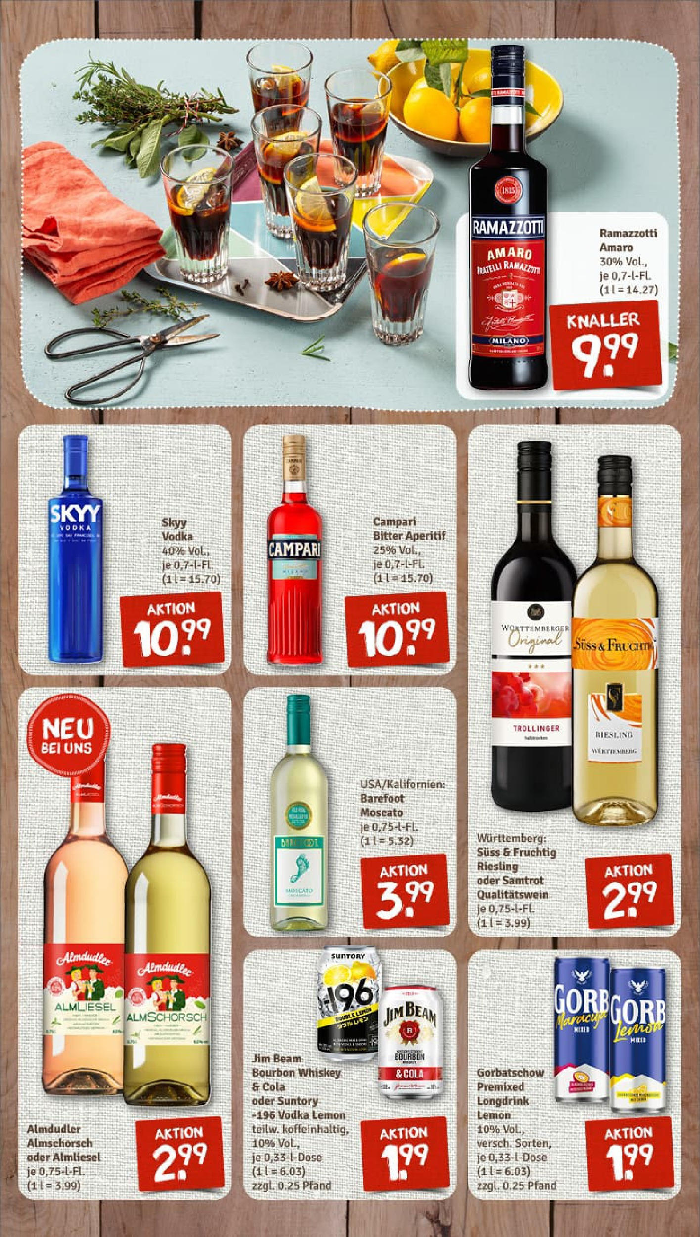 REWE Prospekt ab 17.08.2025 zum Blättern » Angebote | Seite: 10 | Produkte: Jim beam, Cola, Whiskey, Ramazzotti REWE Prospekt ab 17.08.2025 zum Blättern » Angebote | Seite: 10 | Produkte: Jim beam, Cola, Whiskey, Ramazzotti