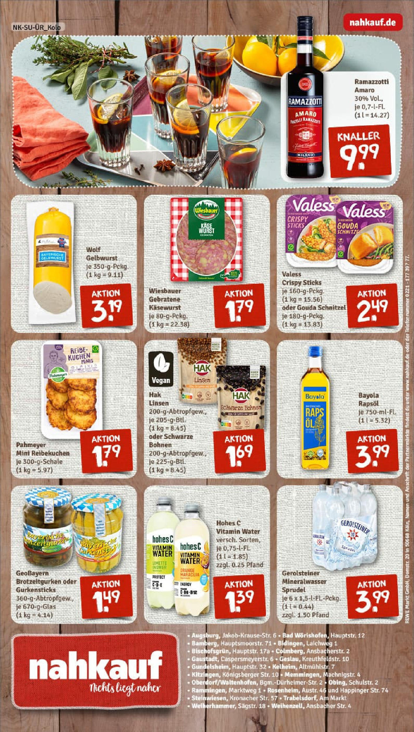 REWE Prospekt ab 17.08.2025 zum Blättern » Angebote | Seite: 8 | Produkte: Käse, Schnitzel, Limette, Gerolsteiner REWE Prospekt ab 17.08.2025 zum Blättern » Angebote | Seite: 8 | Produkte: Käse, Schnitzel, Limette, Gerolsteiner