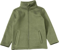 PUSBLU Jacke aus Strickfleece, grün, Gr. 86