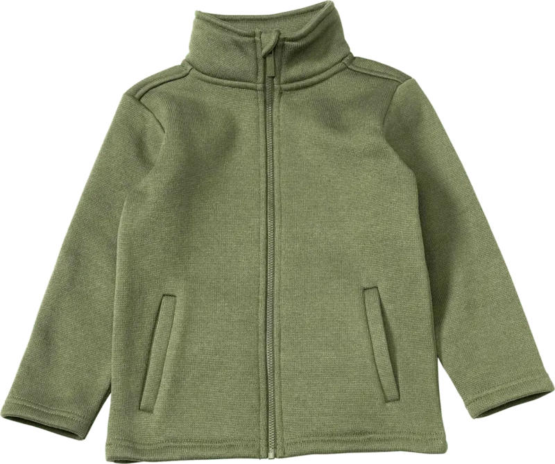 PUSBLU Jacke aus Strickfleece, grün, Gr. 86