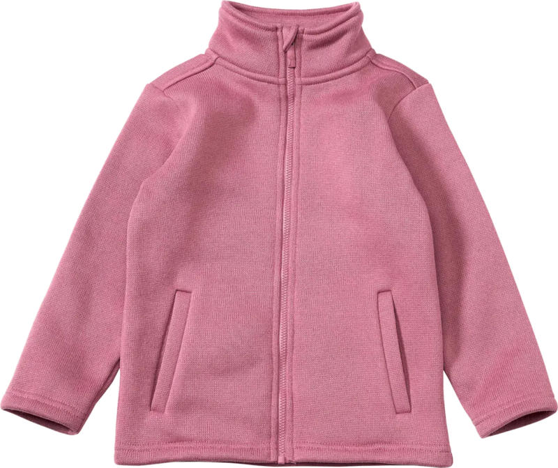 PUSBLU Jacke aus Strickfleece, rosa, Gr. 86