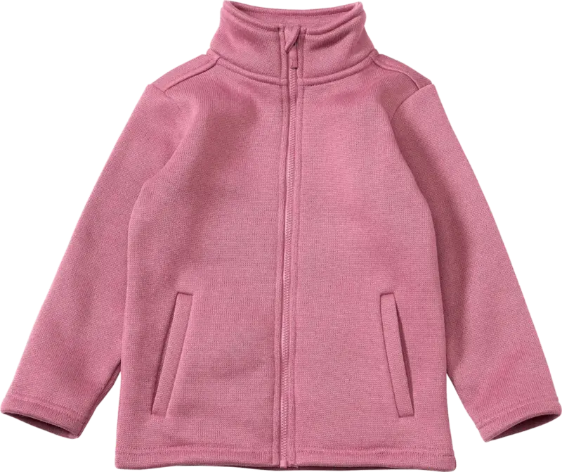 PUSBLU Jacke aus Strickfleece, rosa, Gr. 86