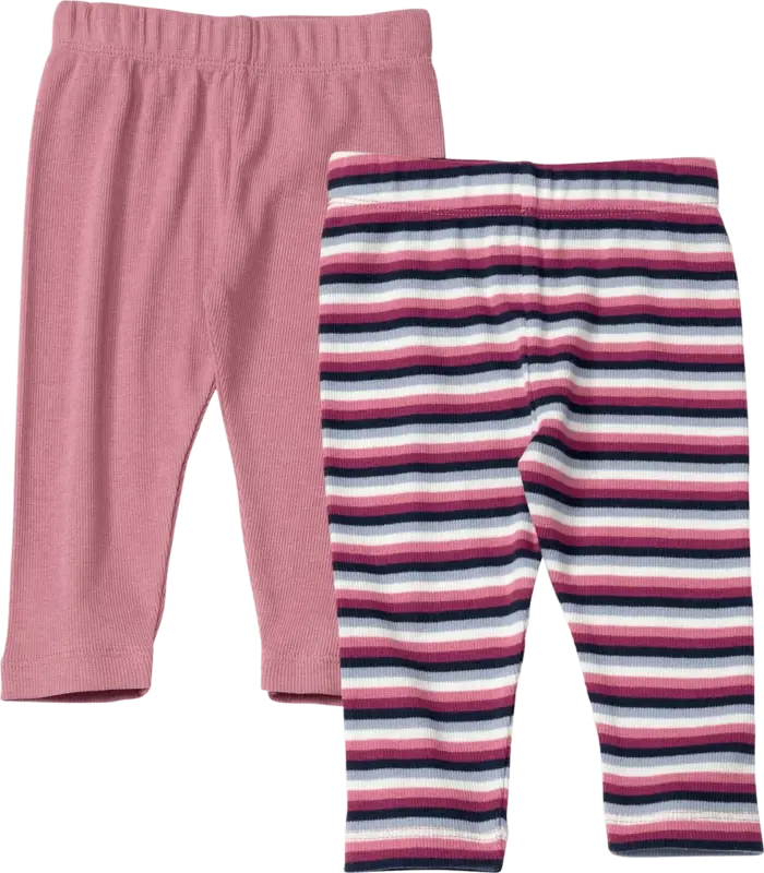 ALANA Leggings mit Ringel-Muster, rosa, Gr. 128
