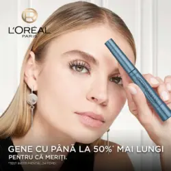 Mascara telescopic waterproof black