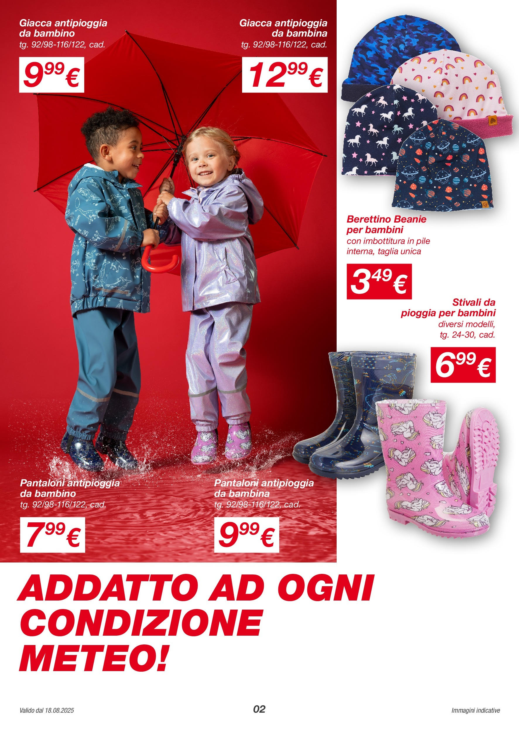 Nuovo Volantino KiK	 dal 17/08/2025 > offerte anteprima 🛍️ | Pagina: 2 | Prodotti: Pile, Giacca, Pantaloni, Stivali