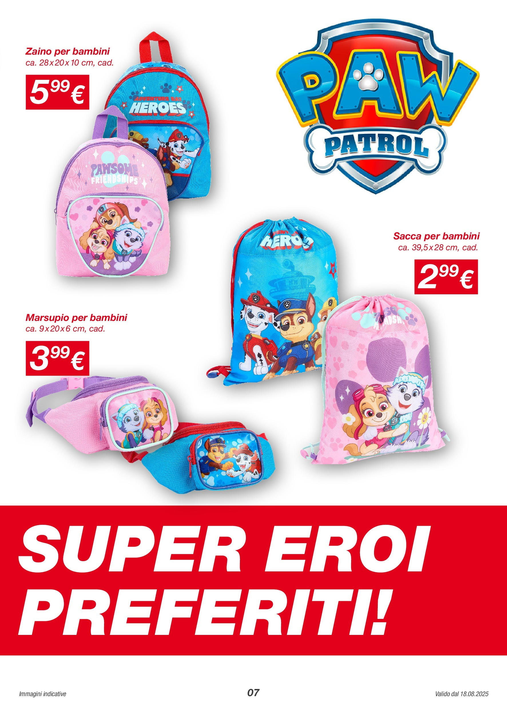 Nuovo Volantino KiK	 dal 17/08/2025 > offerte anteprima 🛍️ | Pagina: 7 | Prodotti: Zaino