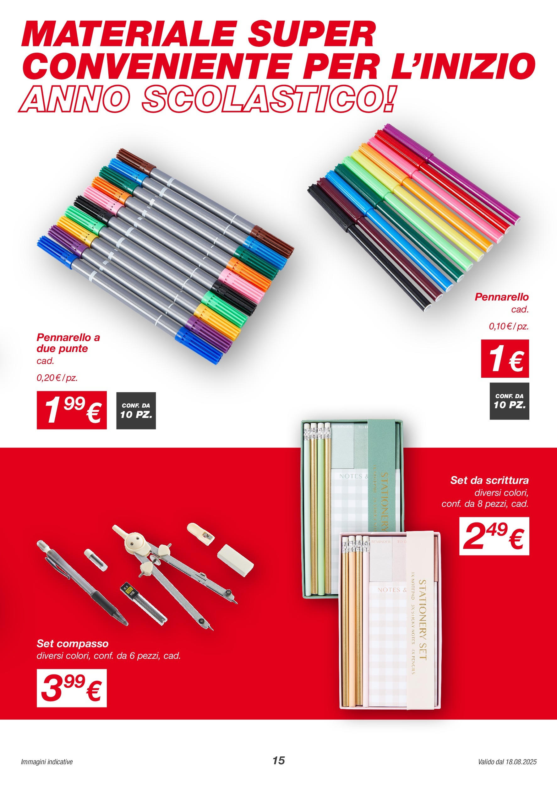 Nuovo Volantino KiK	 dal 17/08/2025 > offerte anteprima 🛍️ | Pagina: 15 | Prodotti: Compasso