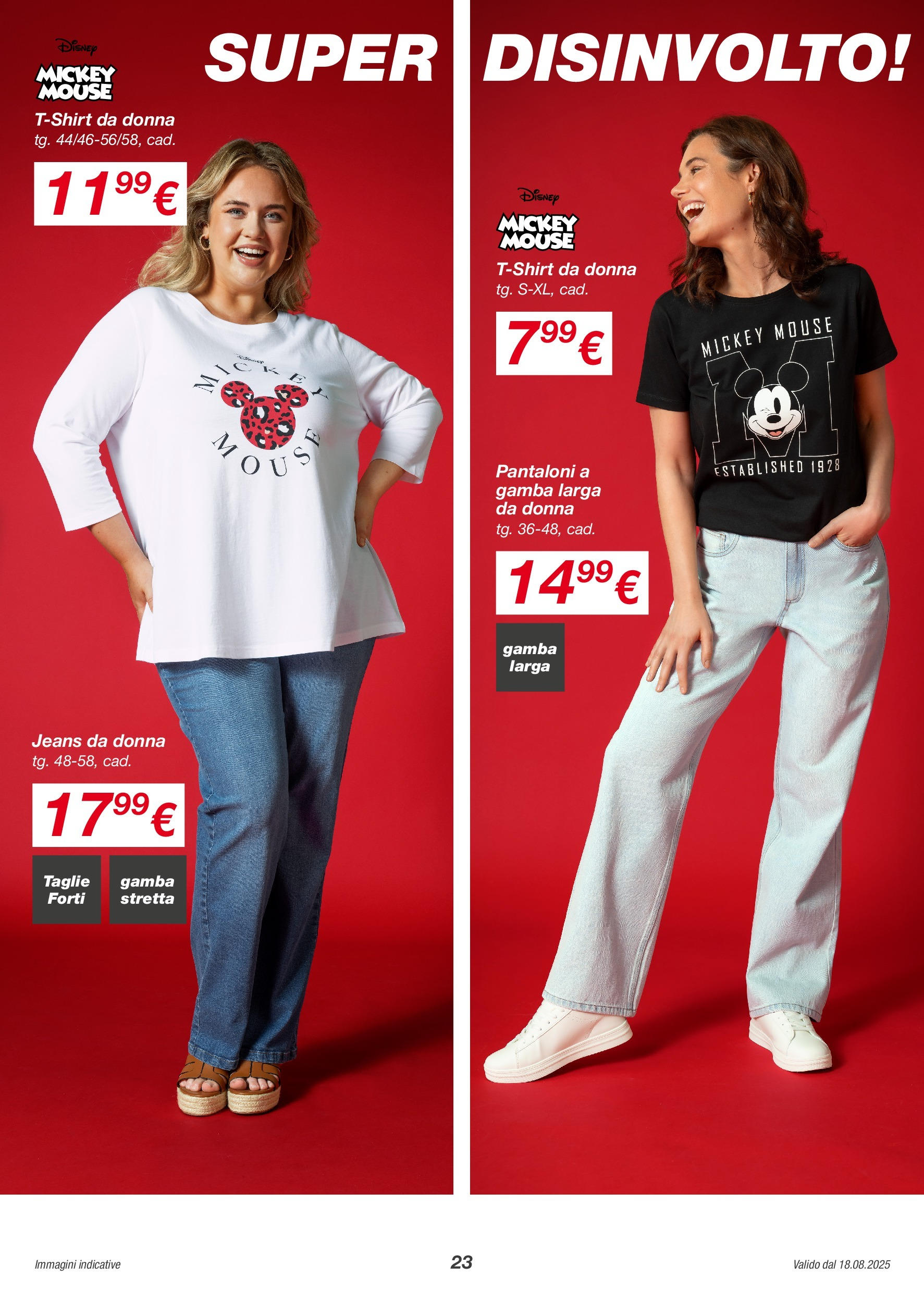 Nuovo Volantino KiK	 dal 17/08/2025 > offerte anteprima 🛍️ | Pagina: 23 | Prodotti: Pantaloni, Jeans, Mouse