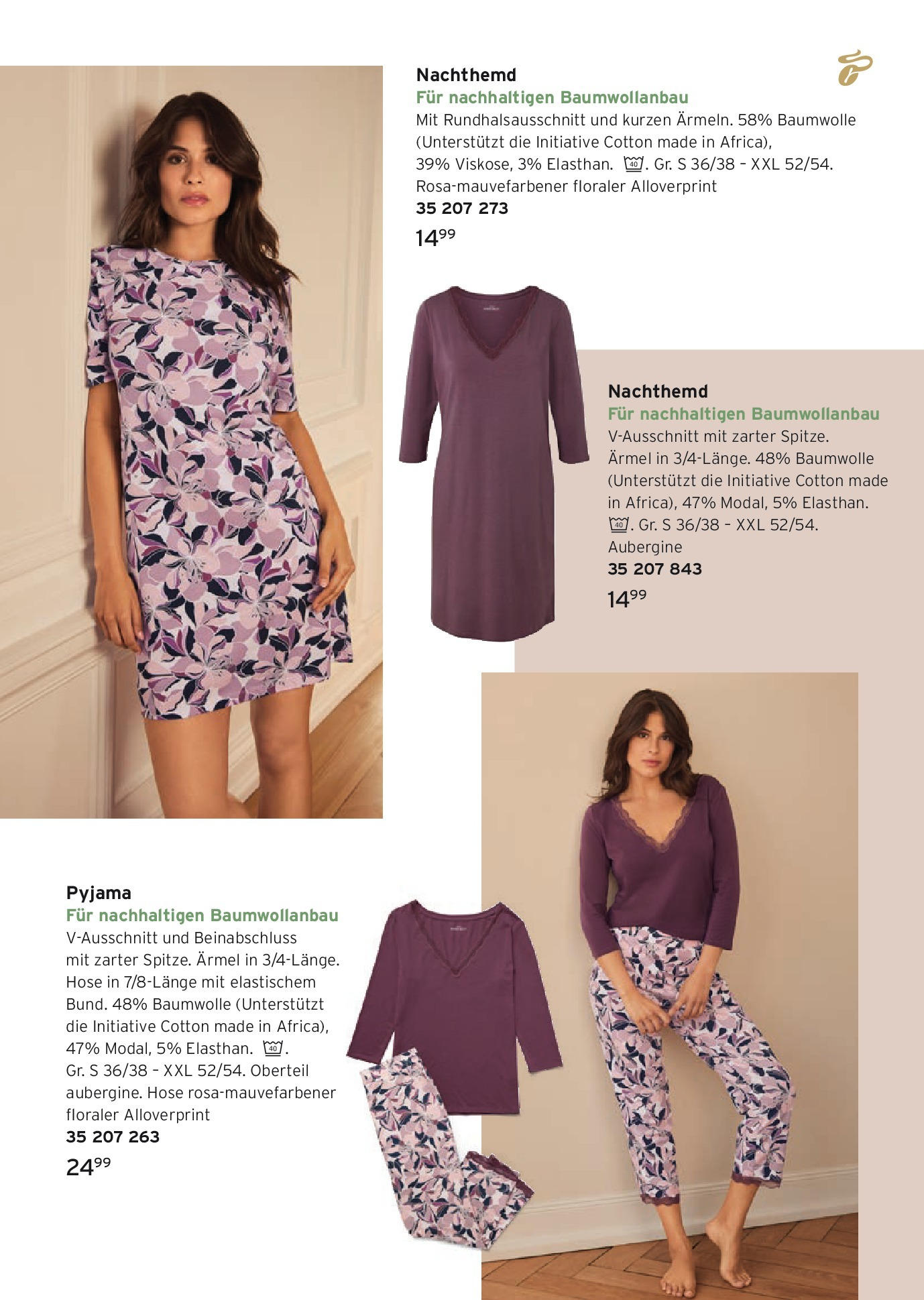Tchibo - Tchibo: Body Magazin (ab 16.08.2025) zum Blättern | Seite: 17 | Produkte: Aubergine, Hose, Pyjama