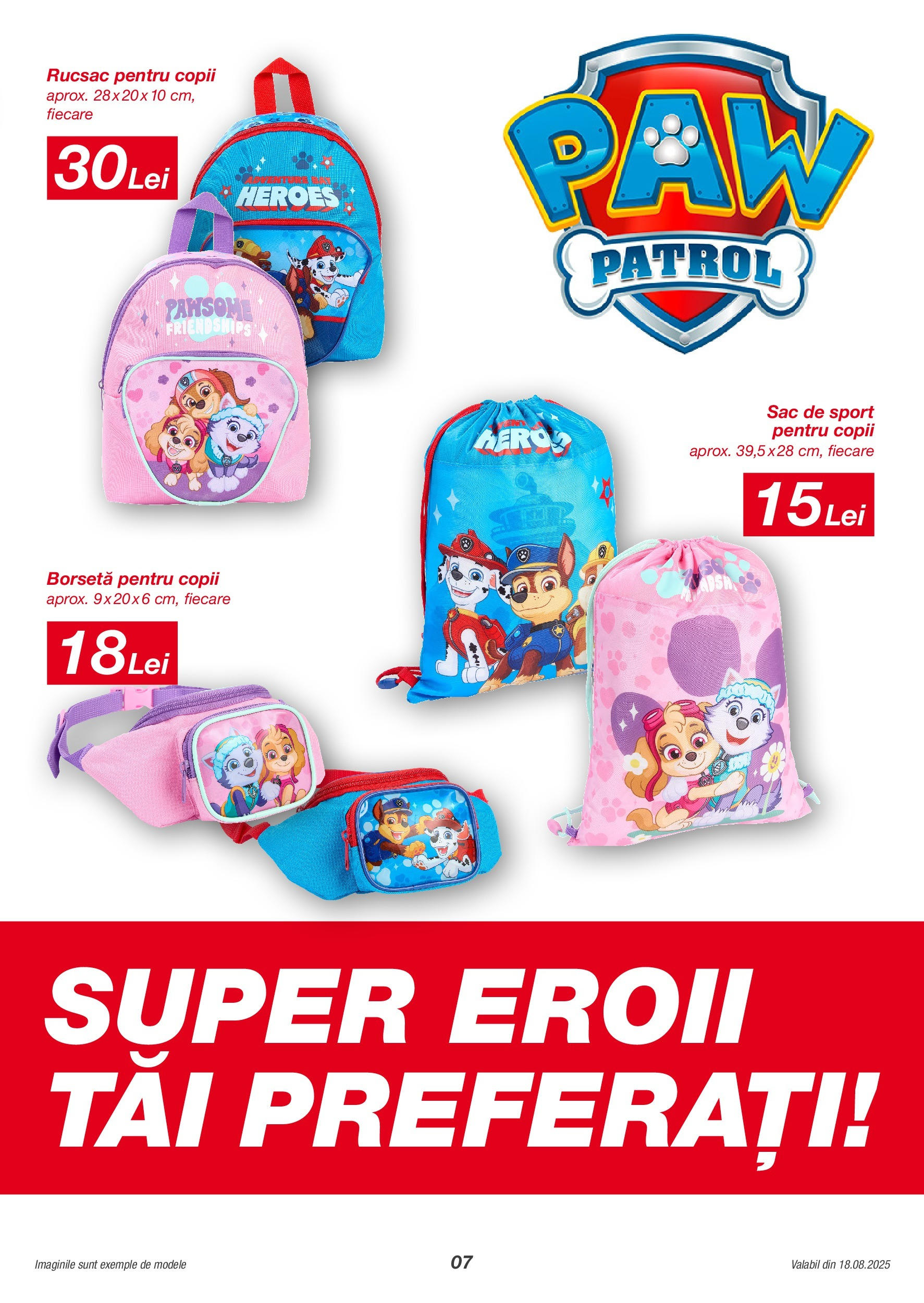 Kik catalog 18.08.2025 - Online magazin Romania | Pagină: 7 | Produse: Rucsac