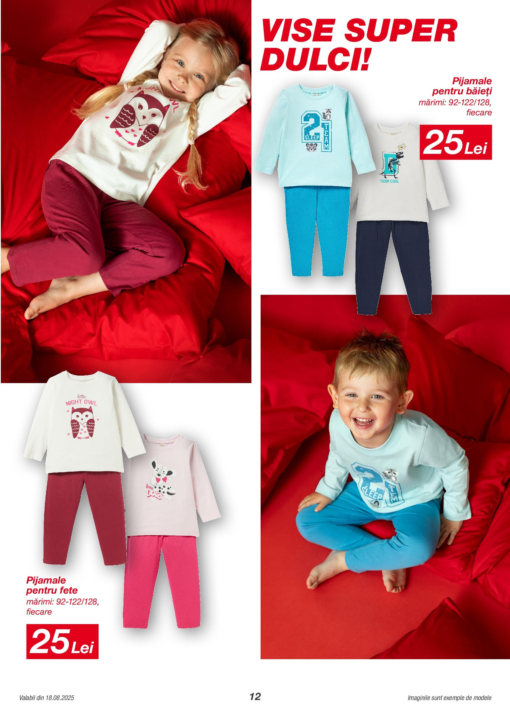 Kik catalog 18.08.2025 - Online magazin Romania | Pagină: 12 | Produse: Pijamale