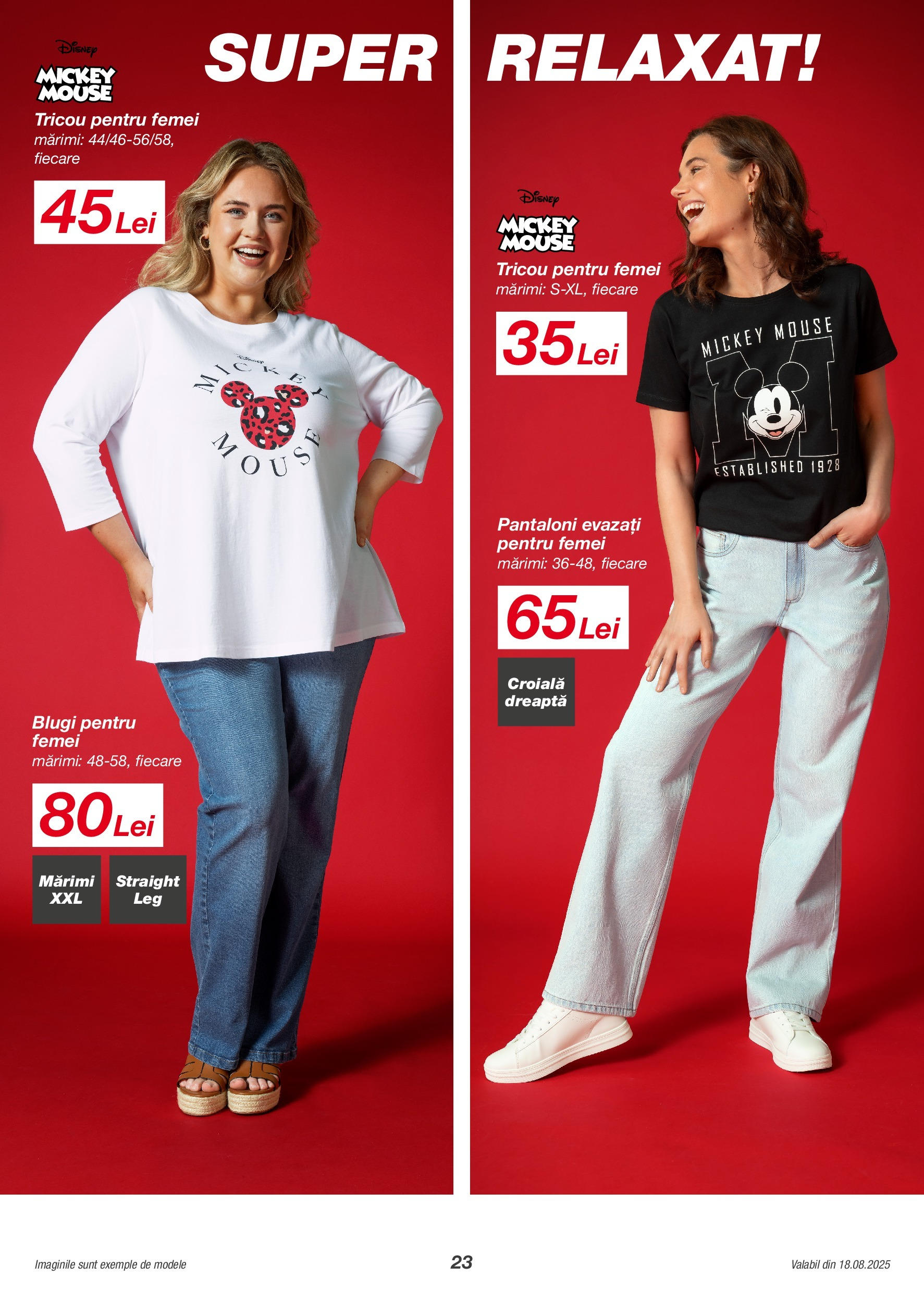 Kik catalog 18.08.2025 - Online magazin Romania | Pagină: 23 | Produse: Blugi, Mouse, Tricou, Pantaloni