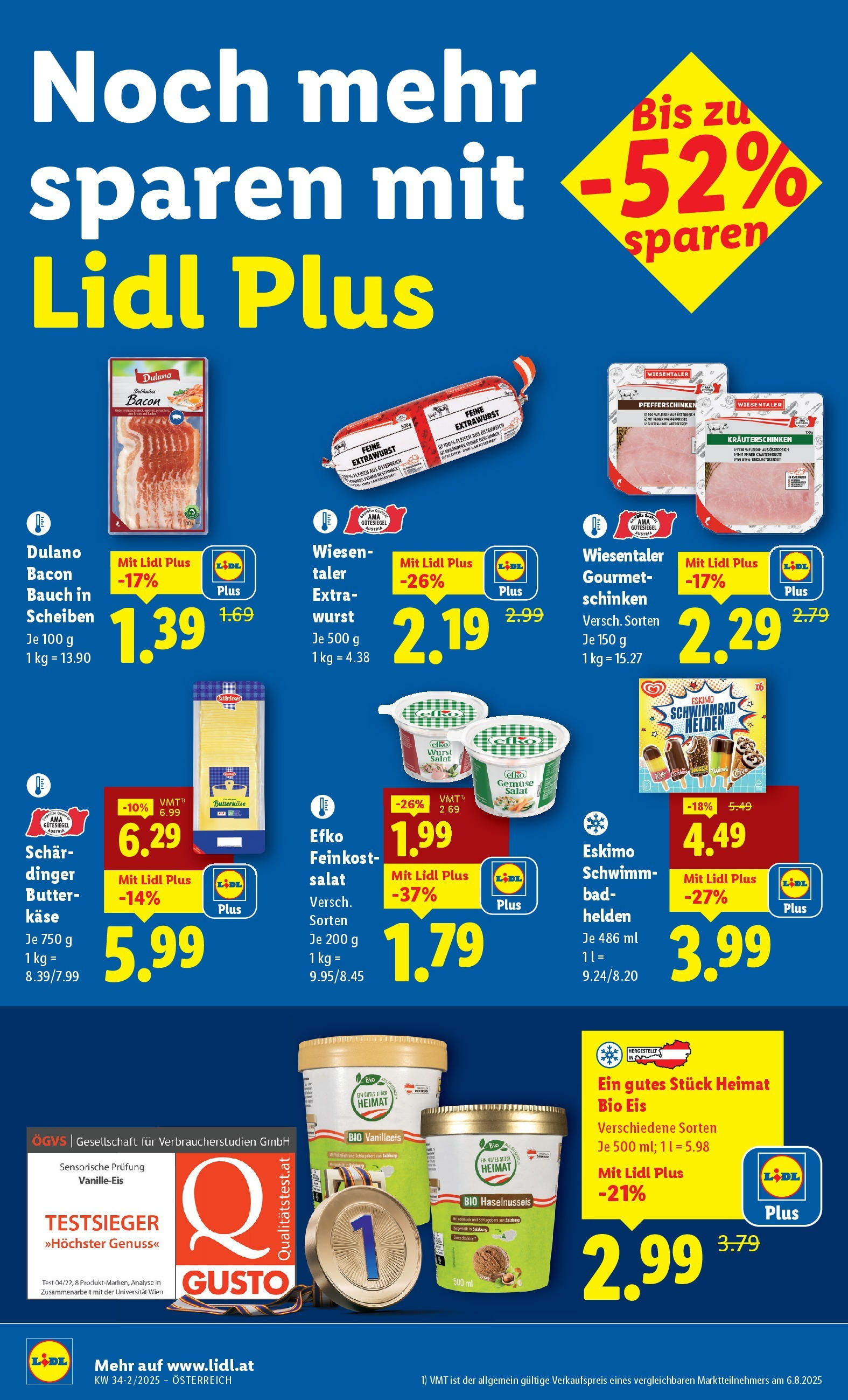 Lidl - Lidl: Flugblatt in deiner Nähe ab 20.08.2025 ✳️ Angebote ab donnerstag | Seite: 18 | Produkte: Eis, Bad, Käse, Schinken Lidl - Lidl: Flugblatt in deiner Nähe ab 20.08.2025 - Angebote ab donnerstag | Seite: 18 | Produkte: Eis, Bad, Käse, Schinken