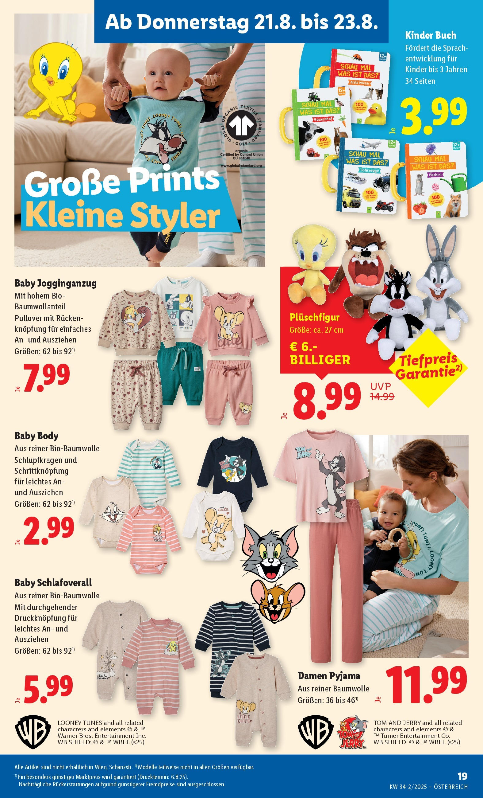 Lidl - Lidl: Flugblatt in deiner Nähe ab 20.08.2025 ✳️ Angebote ab donnerstag | Seite: 21 | Produkte: Pullover, Pyjama Lidl - Lidl: Flugblatt in deiner Nähe ab 20.08.2025 - Angebote ab donnerstag | Seite: 21 | Produkte: Pullover, Pyjama