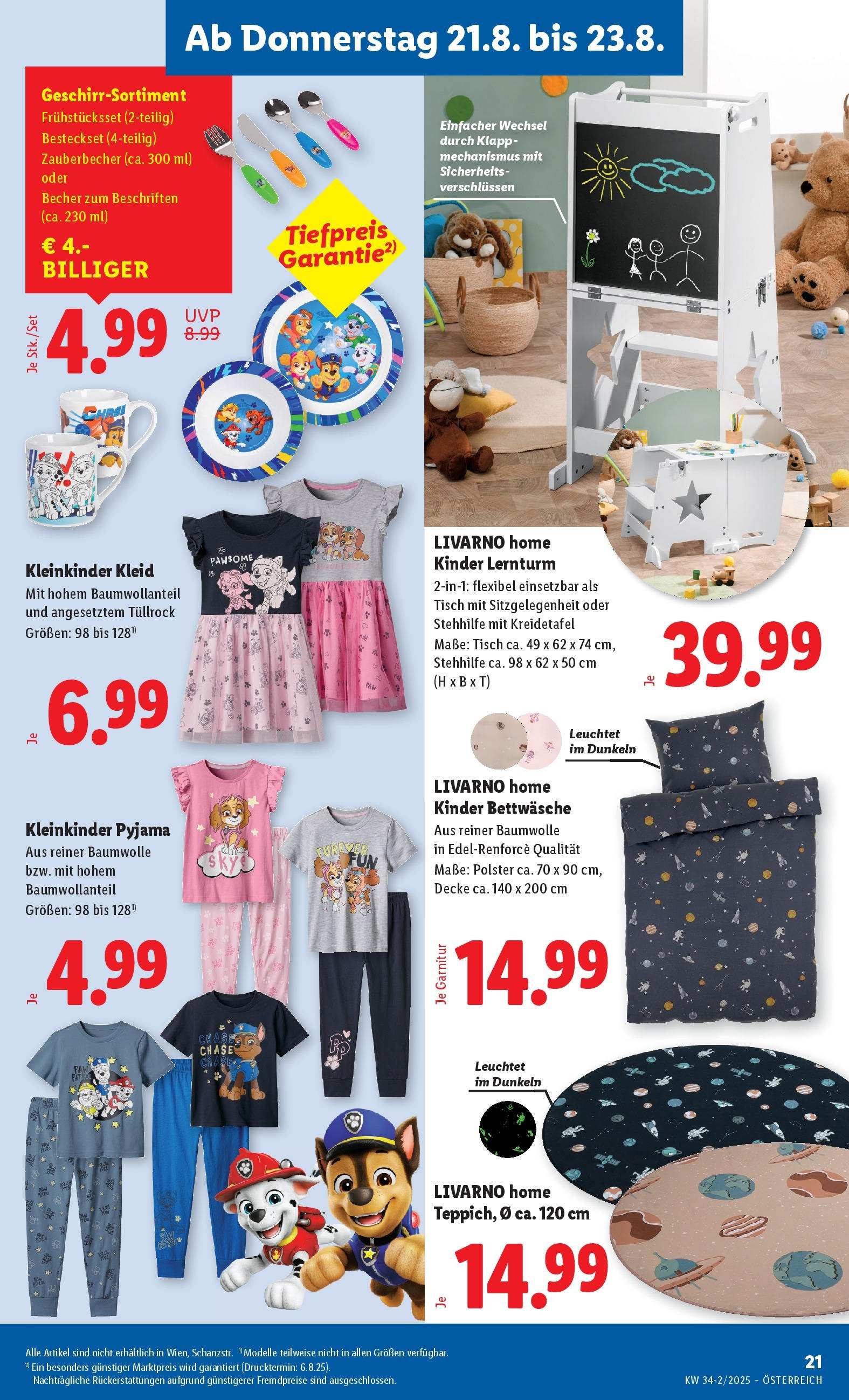 Lidl - Lidl: Flugblatt in deiner Nähe ab 20.08.2025 ✳️ Angebote ab donnerstag | Seite: 23 | Produkte: Pyjama, Kleid, Decke, Tisch Lidl - Lidl: Flugblatt in deiner Nähe ab 20.08.2025 - Angebote ab donnerstag | Seite: 23 | Produkte: Pyjama, Kleid, Decke, Tisch