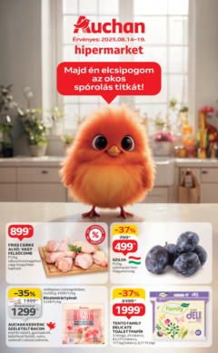 Auchan Akciós újság - amely érvényes a következő dátumtól: 14.08.2025