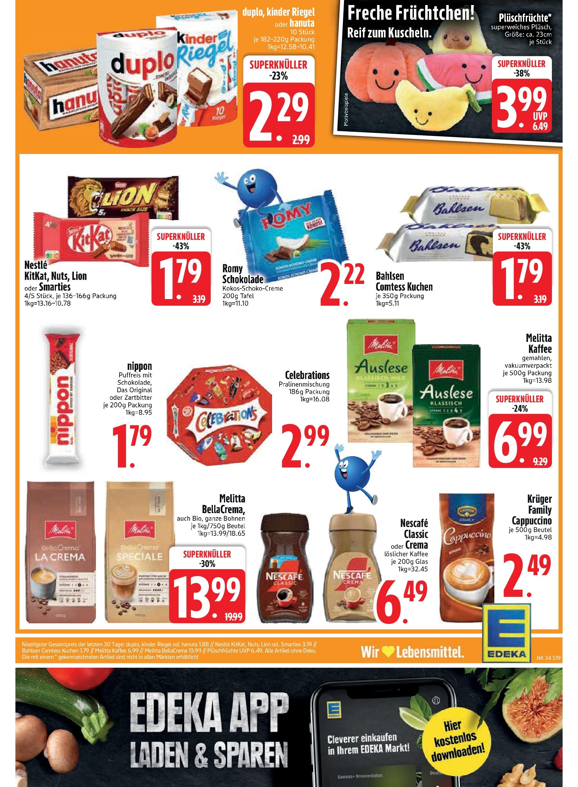 Edeka prospekt Altmannstein	 (ab 17.08.2025) » Angebote Online | Seite: 21 | Produkte: Nescafe, Schokolade, Smarties, Celebrations