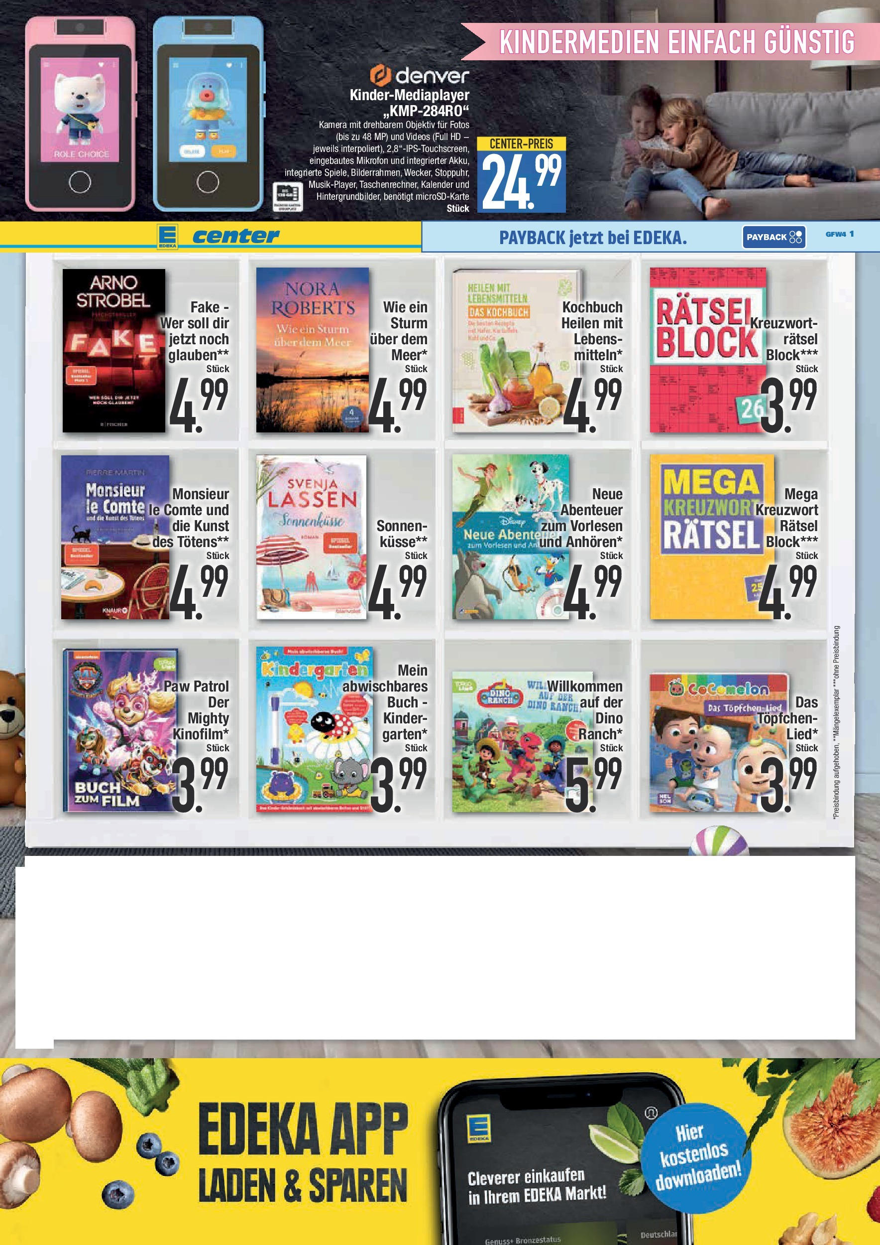 Edeka prospekt Weißenburg	 (ab 17.08.2025) » Angebote Online | Seite: 18 | Produkte: Kamera, Mikrofon, Objektiv, Player