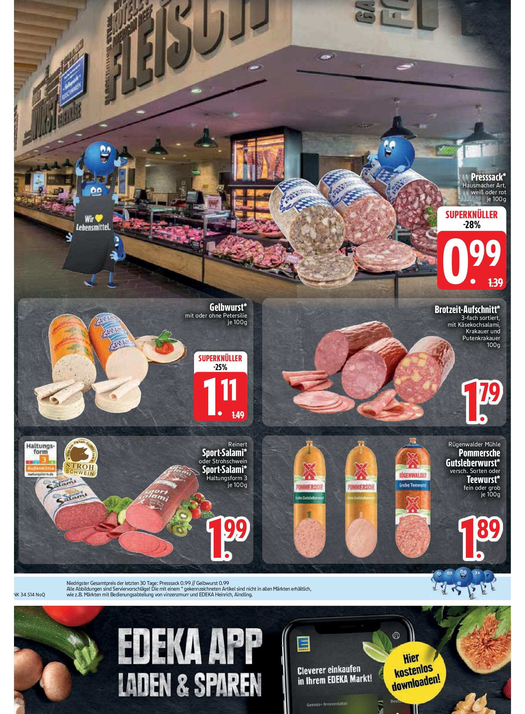 Edeka prospekt Altmannstein	 (ab 17.08.2025) » Angebote Online | Seite: 16 | Produkte: Mühle, Petersilie, Salami