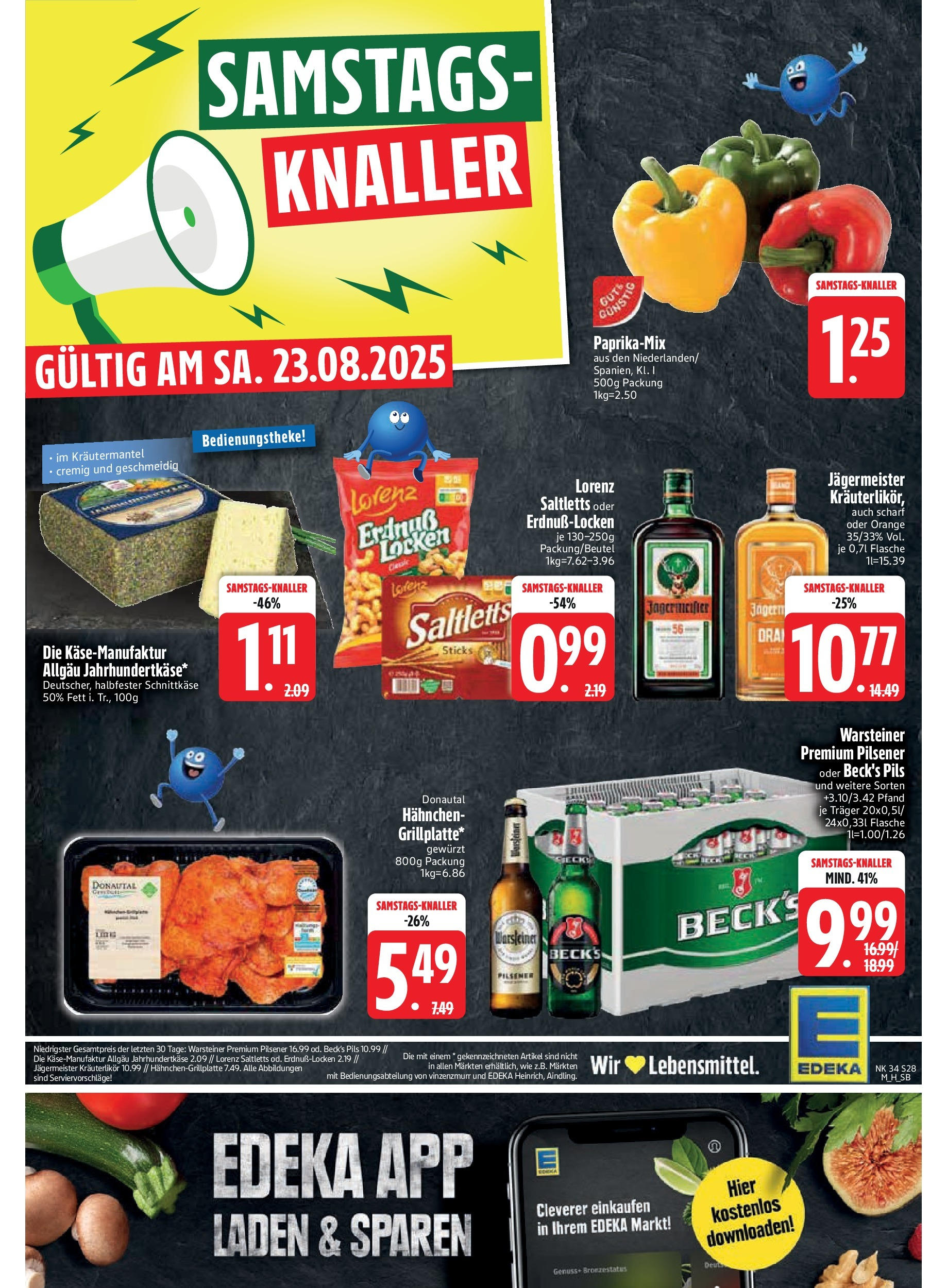 Edeka prospekt Unterföhring	 (ab 17.08.2025) » Angebote Online | Seite: 30 | Produkte: Grill, Hahnchen, Jägermeister, Warsteiner