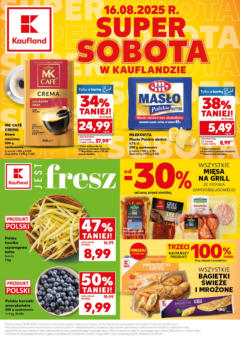 Pogląd gazetki "Super Sobota" ze sklepu Kaufland ważnej od 16.08.2025
