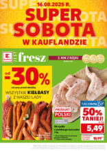 Kaufland Super Sobota ważne do 16.08