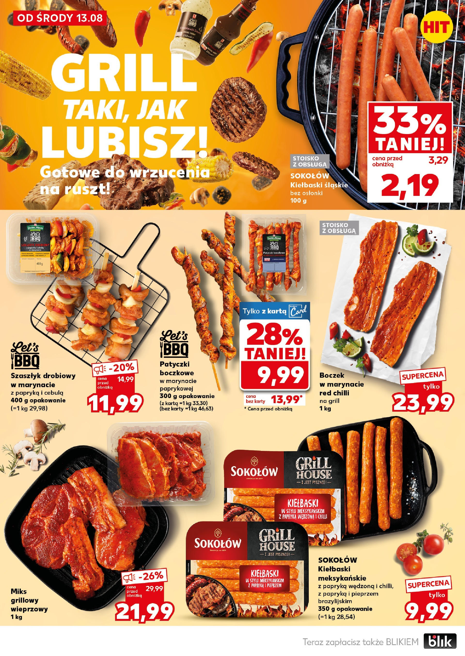 Kaufland gazetka - Super Sobota od 16.08.2025 - od jutra PDF | Strona: 6 | Produkty: Karta, Papryka, Papryka wędzona, Boczek
