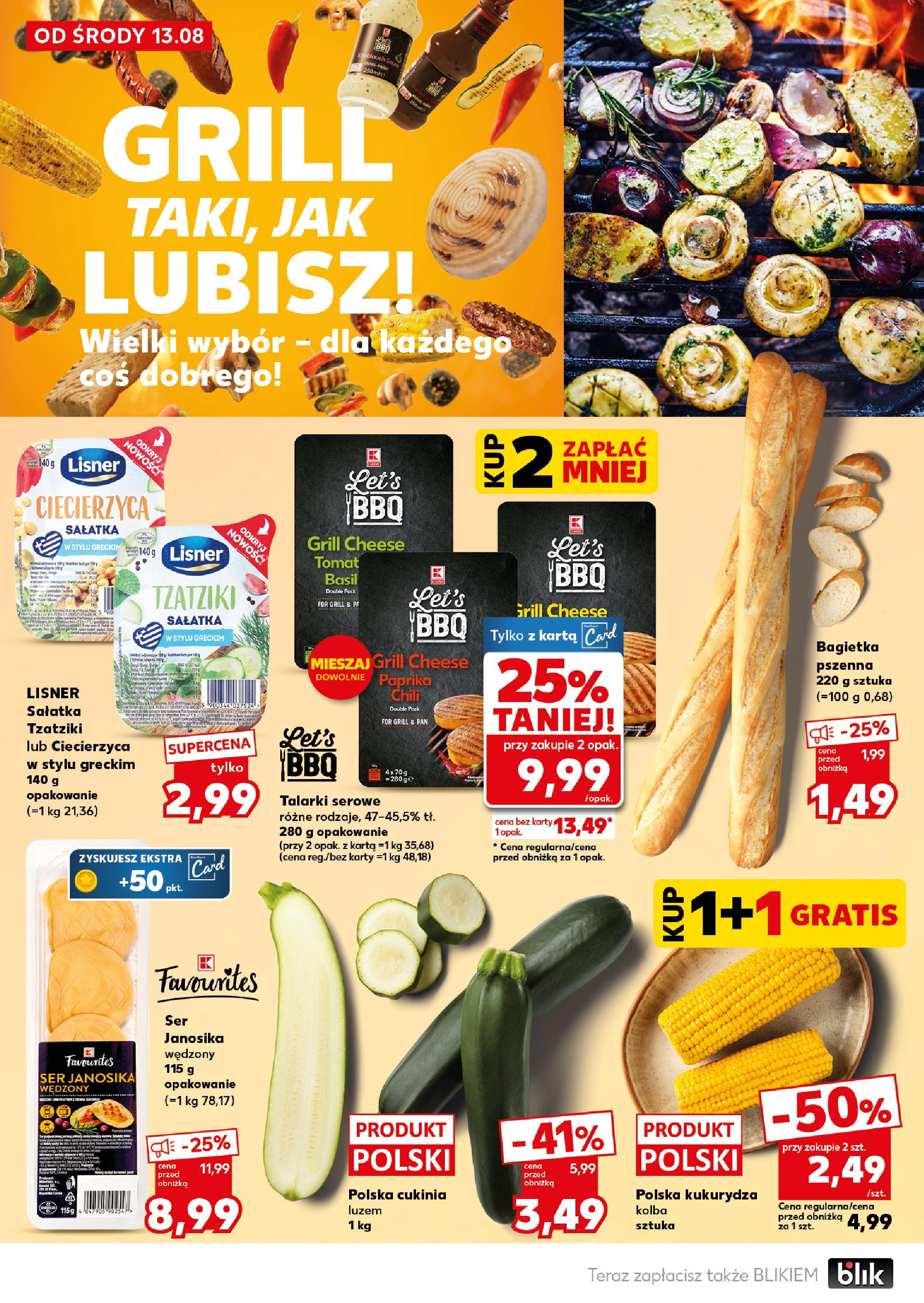 Kaufland gazetka - Super Sobota od 16.08.2025 - od jutra PDF | Strona: 8 | Produkty: Chili, Tzatziki, Karta, Cukinia