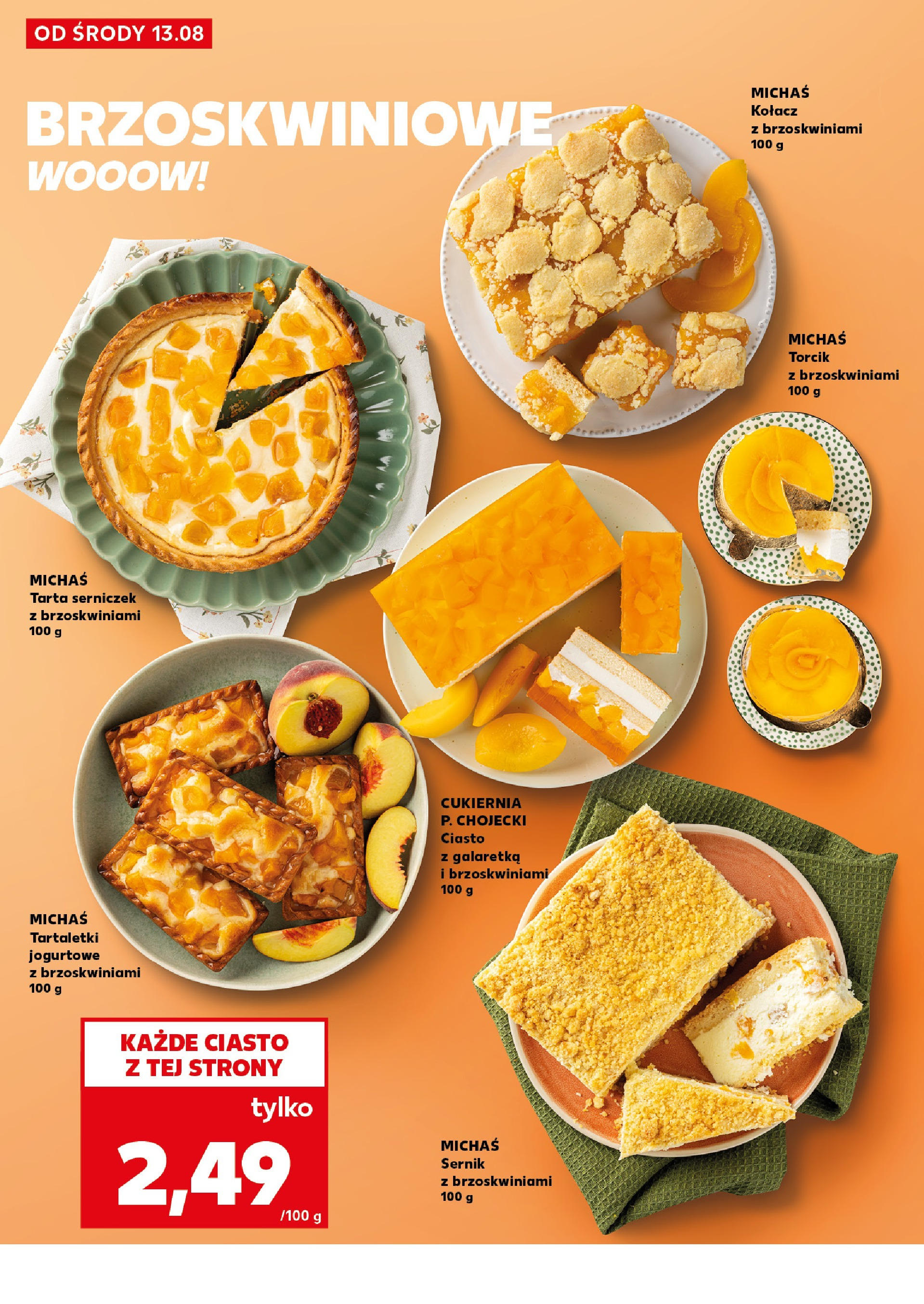 Kaufland gazetka - Super Sobota od 16.08.2025 - od jutra PDF | Strona: 16 | Produkty: Galaretka, Ciasto