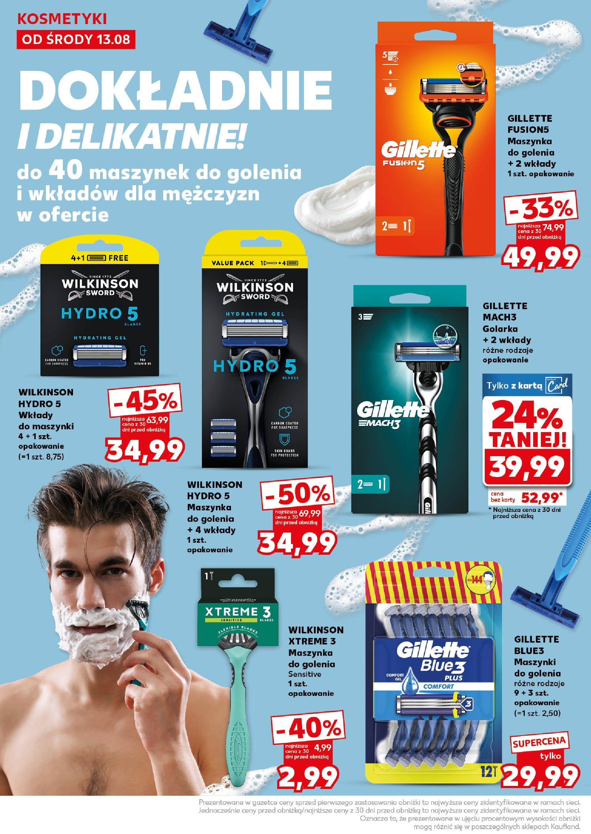 Kaufland gazetka - Super Sobota od 16.08.2025 - od jutra PDF | Strona: 26 | Produkty: Karta, Gillette, Kosmetyki, Golarka