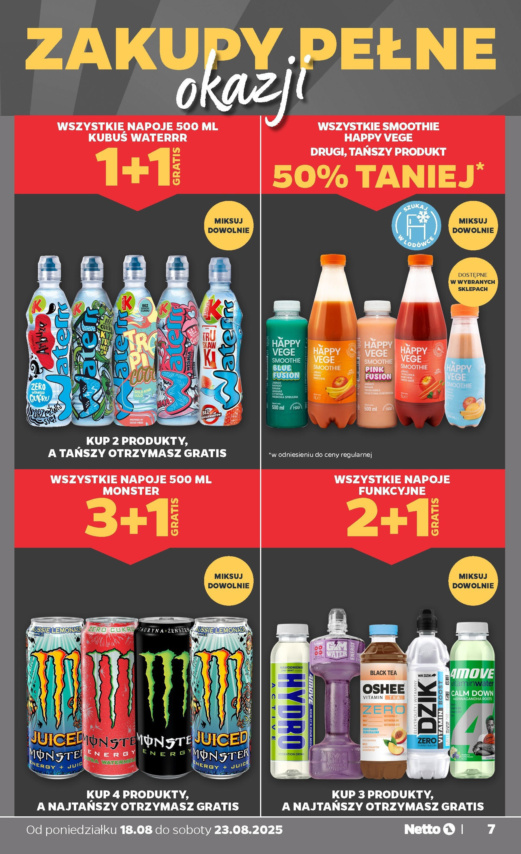 Netto gazetka - Spożywcza od 18.08.2025 - Aktualne promocje | Strona: 7 | Produkty: Cytryna, Mango, Smoothie, Banan