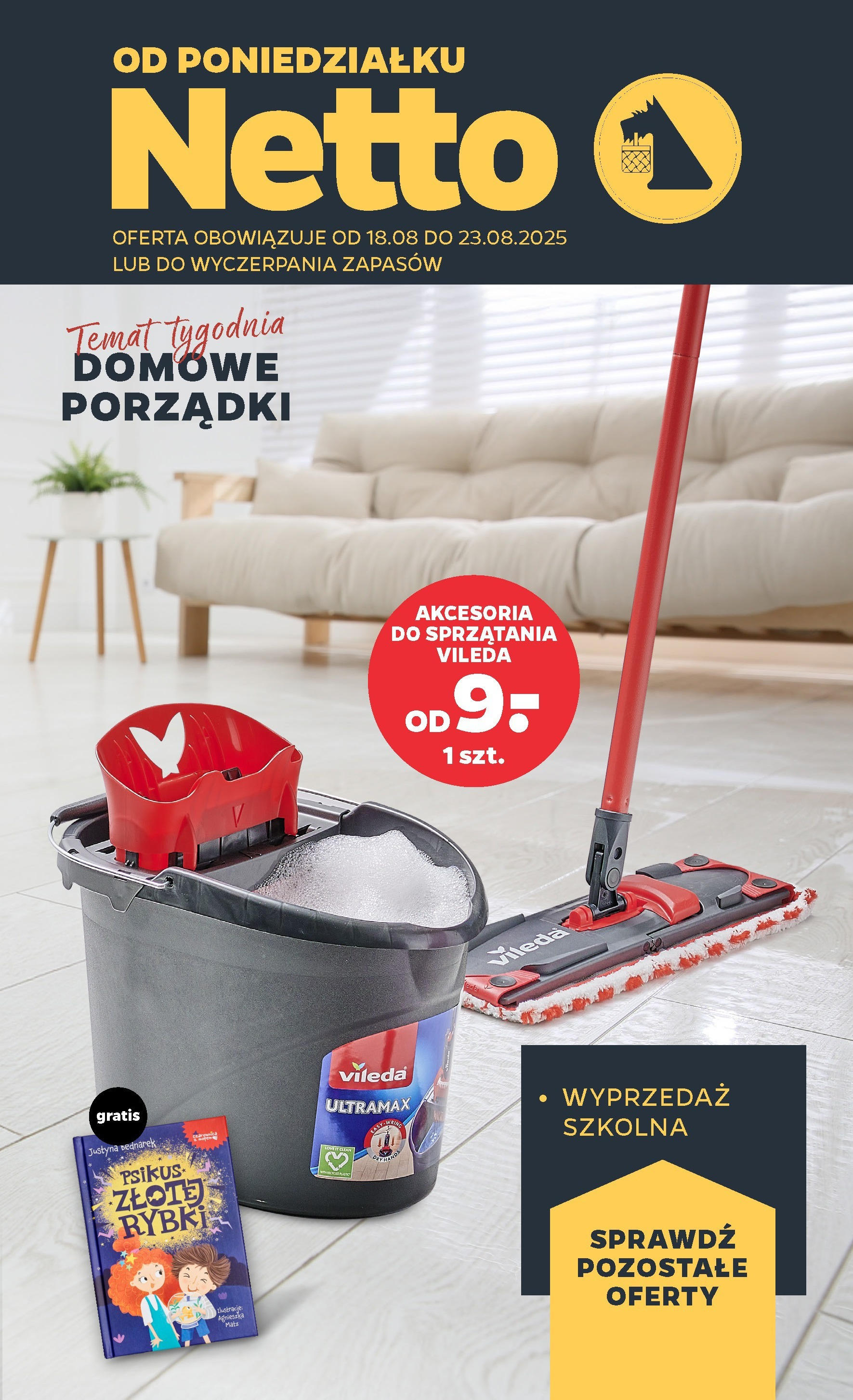 Netto gazetka - Spożywcza od 18.08.2025 - Aktualne promocje | Strona: 28 | Produkty: Vileda