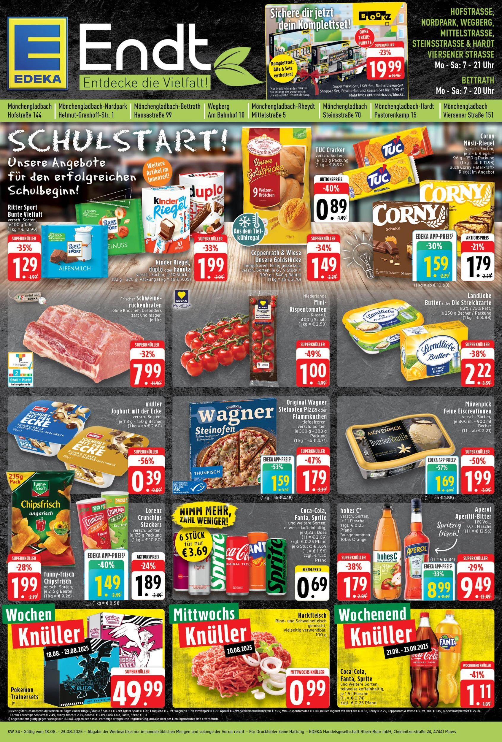 EDEKA Prospekt ab 18.08.2025 - Prospekt Mönchengladbach Online