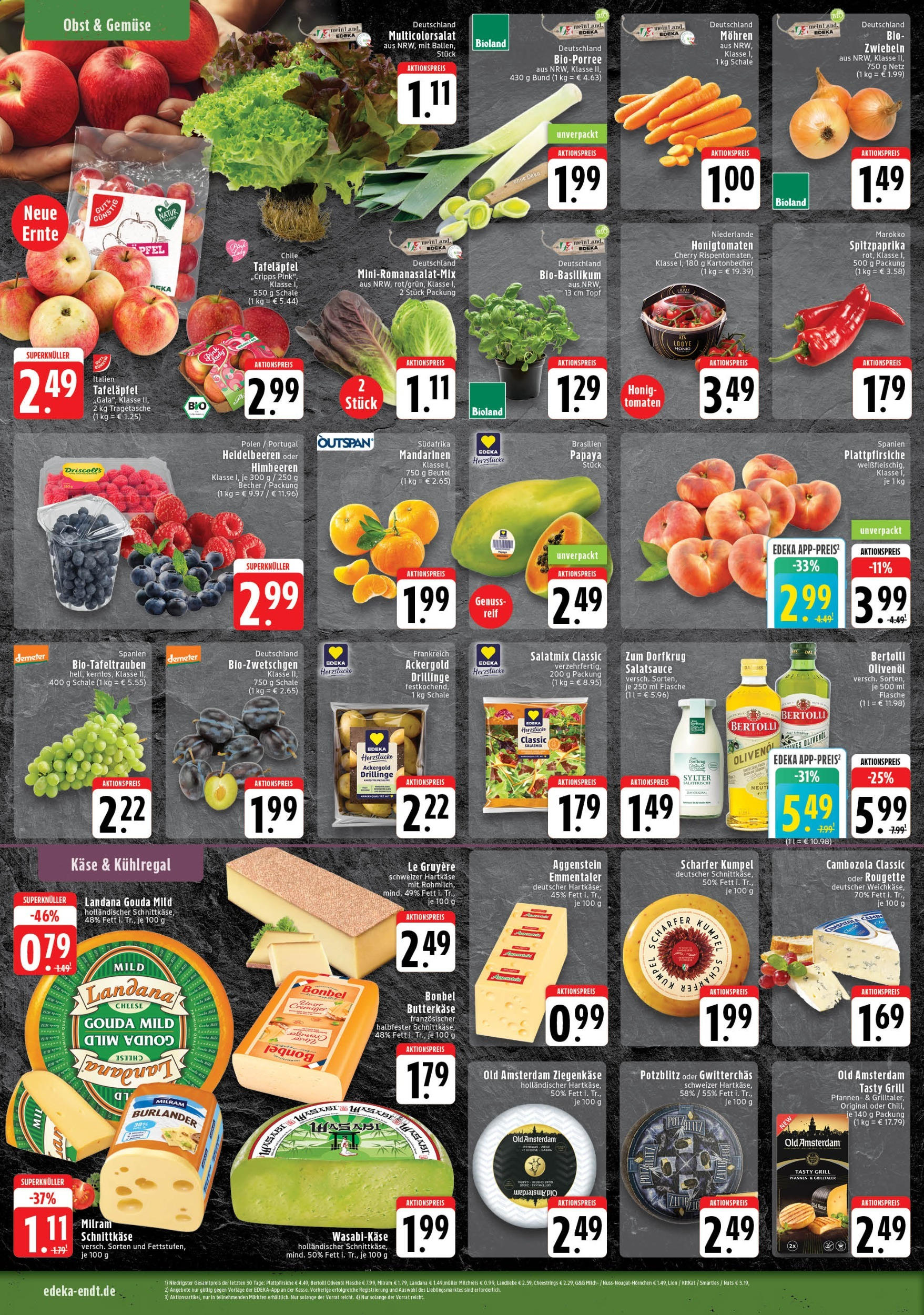 Edeka prospekt Mönchengladbach	 (ab 18.08.2025) » Angebote Online | Seite: 4 | Produkte: Himbeeren, Ziegenkäse, Tomaten, Zwiebeln