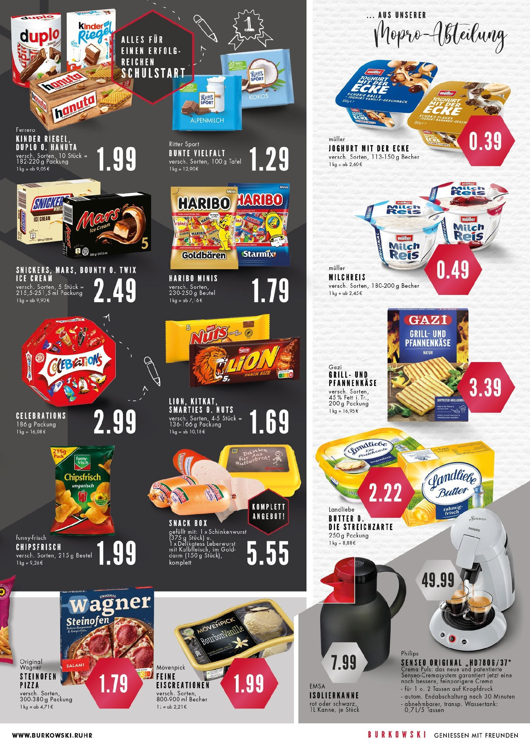 Edeka prospekt Essen (ab 18.08.2025) » Angebote Online | Seite: 7 | Produkte: Senseo, Milch, Butter, Twix Edeka prospekt Essen (ab 18.08.2025) » Angebote Online | Seite: 7 | Produkte: Senseo, Milch, Butter, Twix