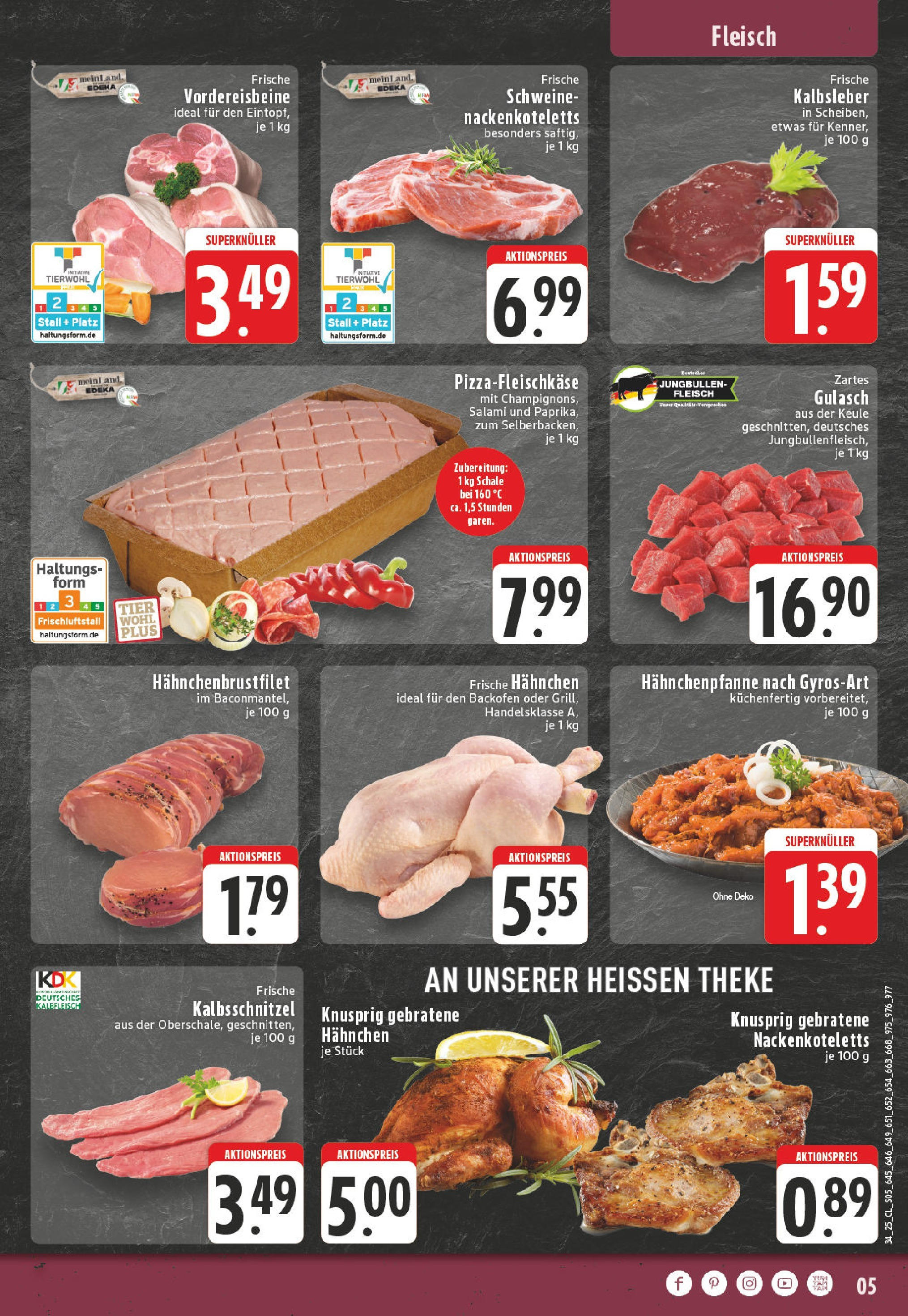 Edeka prospekt Mülheim An Der Ruhr	 (ab 17.08.2025) » Angebote Online | Seite: 5 | Produkte: Theke, Gyros, Salami, Fleisch
