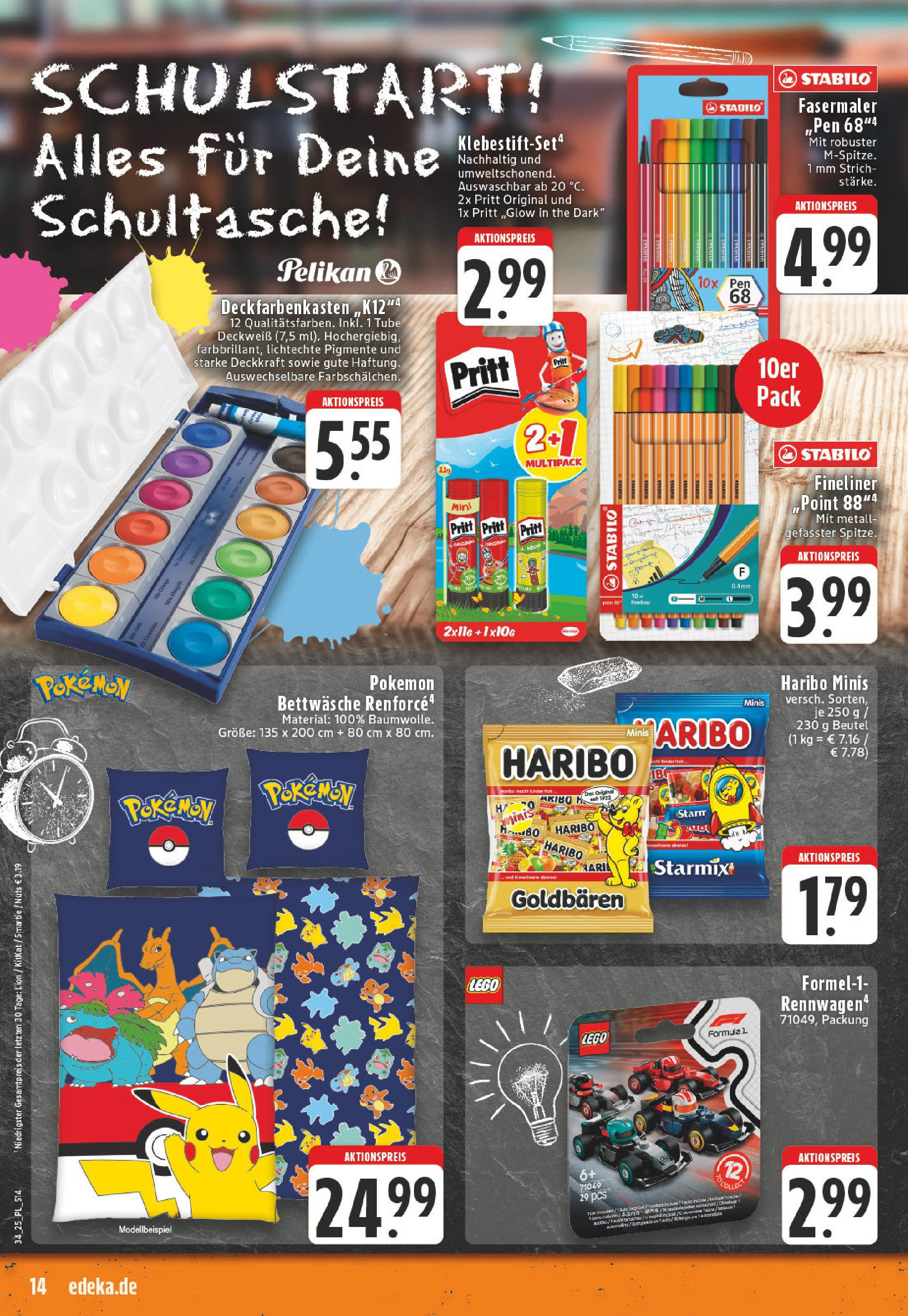 Edeka prospekt Bornheim (ab 17.08.2025) » Angebote Online | Seite: 14 | Produkte: Haribo, Box, Bettwäsche Edeka prospekt Bornheim (ab 17.08.2025) » Angebote Online | Seite: 14 | Produkte: Haribo, Box, Bettwäsche