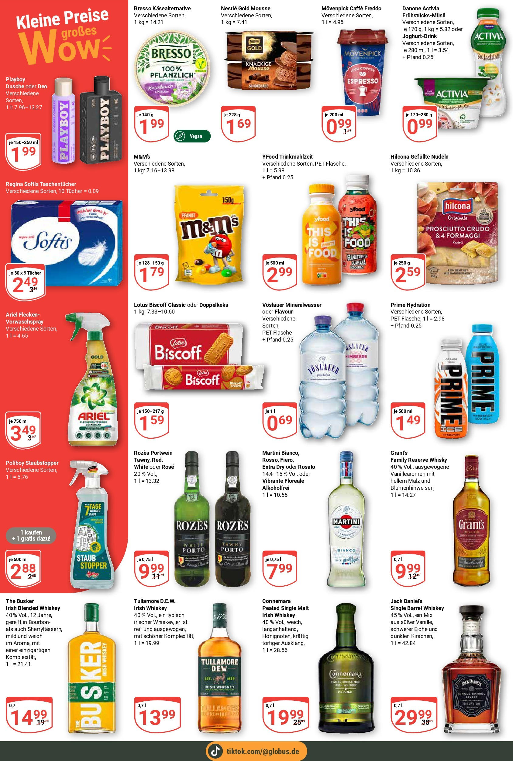 Globus prospekt Forchheim	 (ab 17.08.2025) » Angebote online | Seite: 3 | Produkte: Martini, Danone activia, Knoblauch, Whiskey