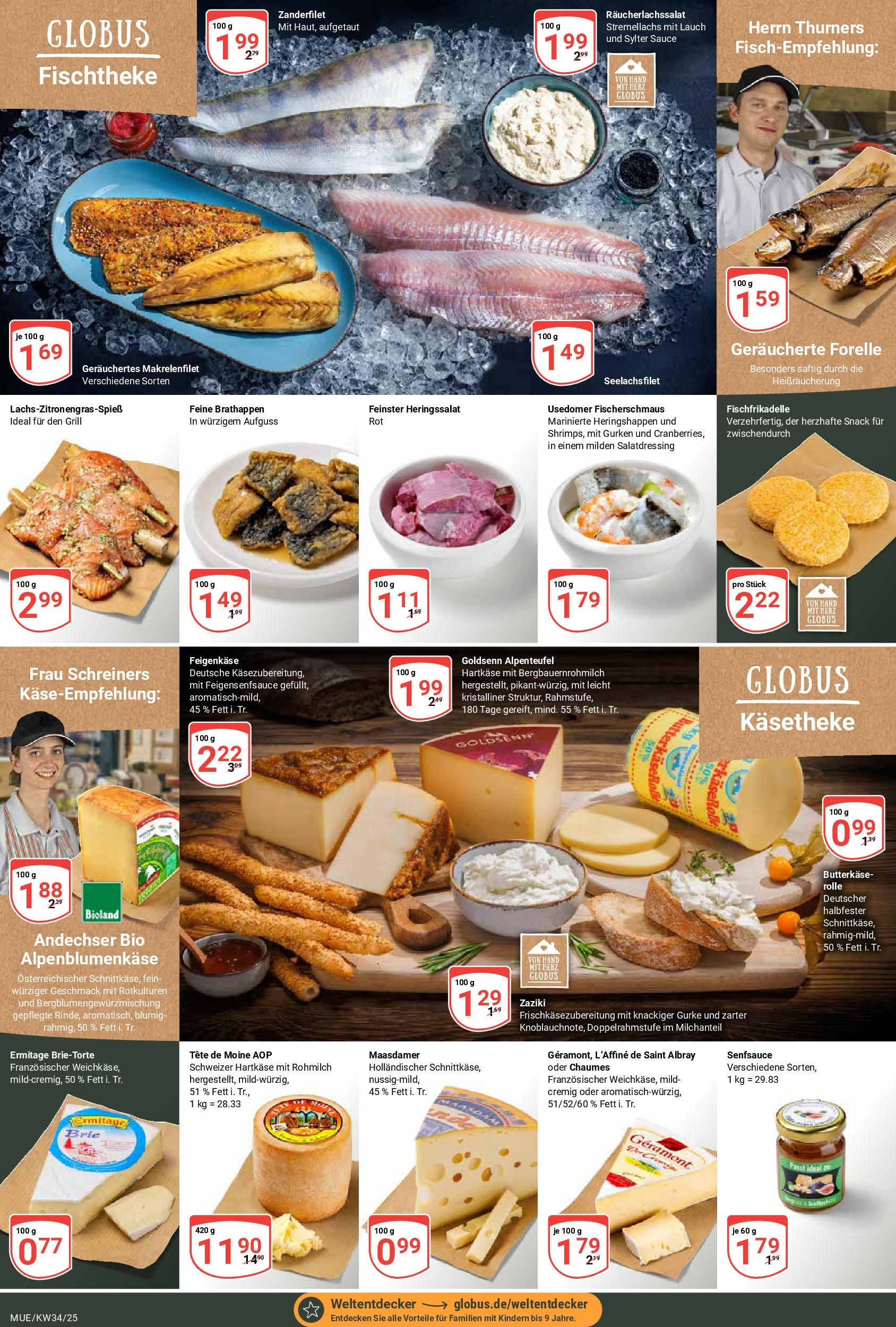 Globus prospekt Mühldorf	 (ab 17.08.2025) » Angebote online | Seite: 9 | Produkte: Grill, Geramont, Gurken