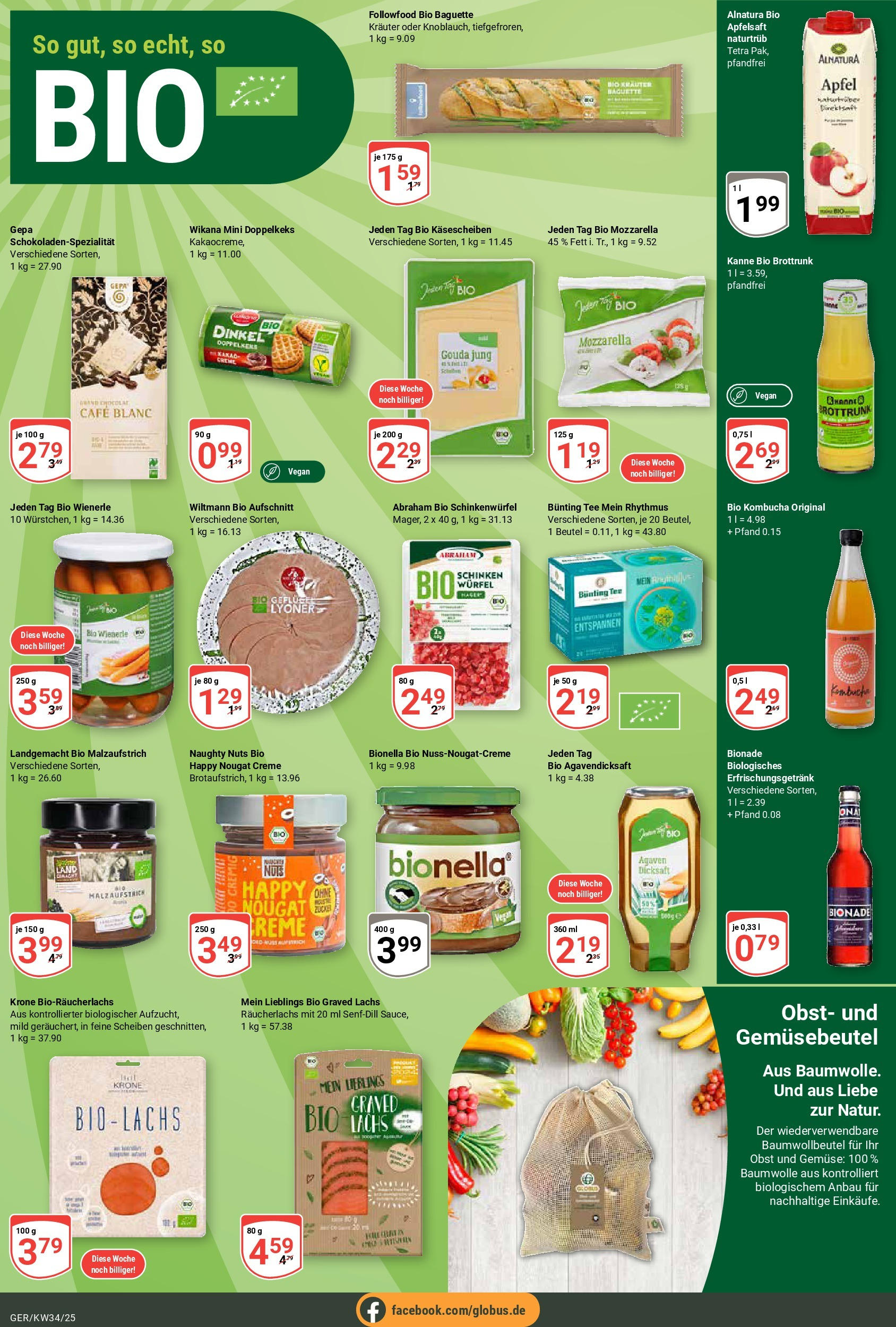 Globus prospekt Gera	 (ab 17.08.2025) » Angebote online | Seite: 14 | Produkte: Gouda, Lachs, Schinken, Tee