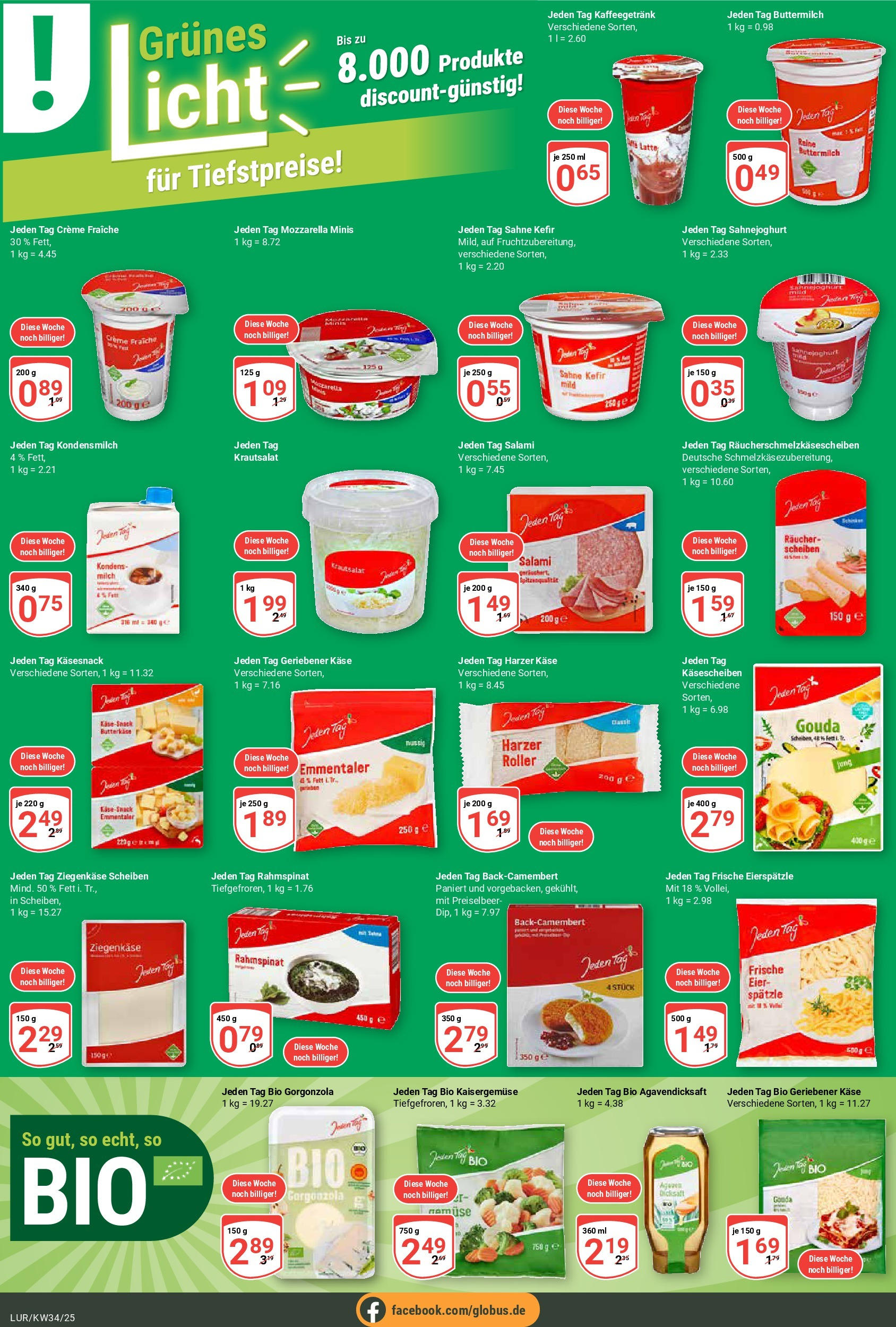Globus prospekt Hamburg	 (ab 17.08.2025) » Angebote online | Seite: 10 | Produkte: Buttermilch, Milch, Eier, Gouda